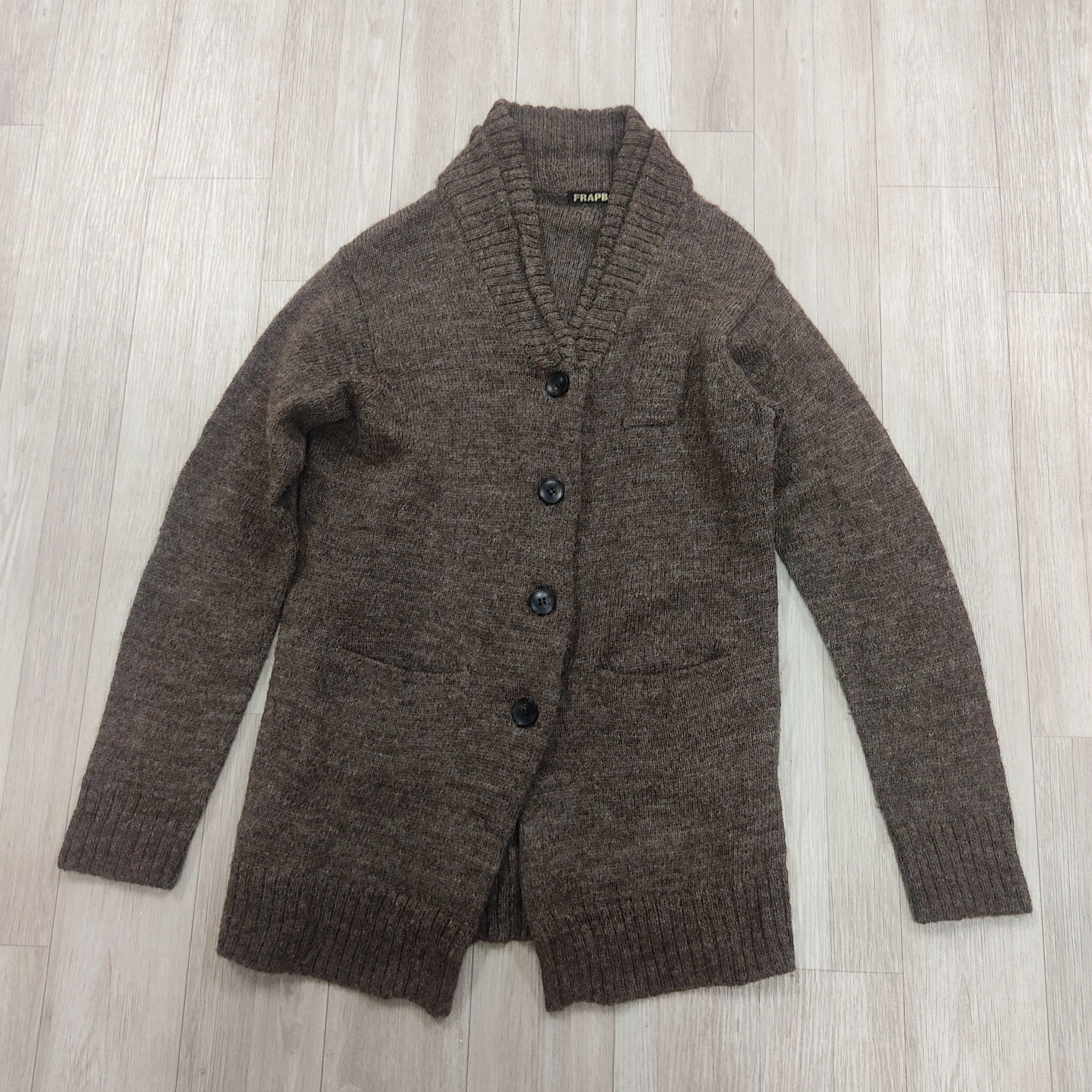 Frapbois × Issey Miyake FRAPBOIS Wool Buttons Up Cardigan Sweater Size M / US 6-8 / IT 42-44 - 3 Thumbnail