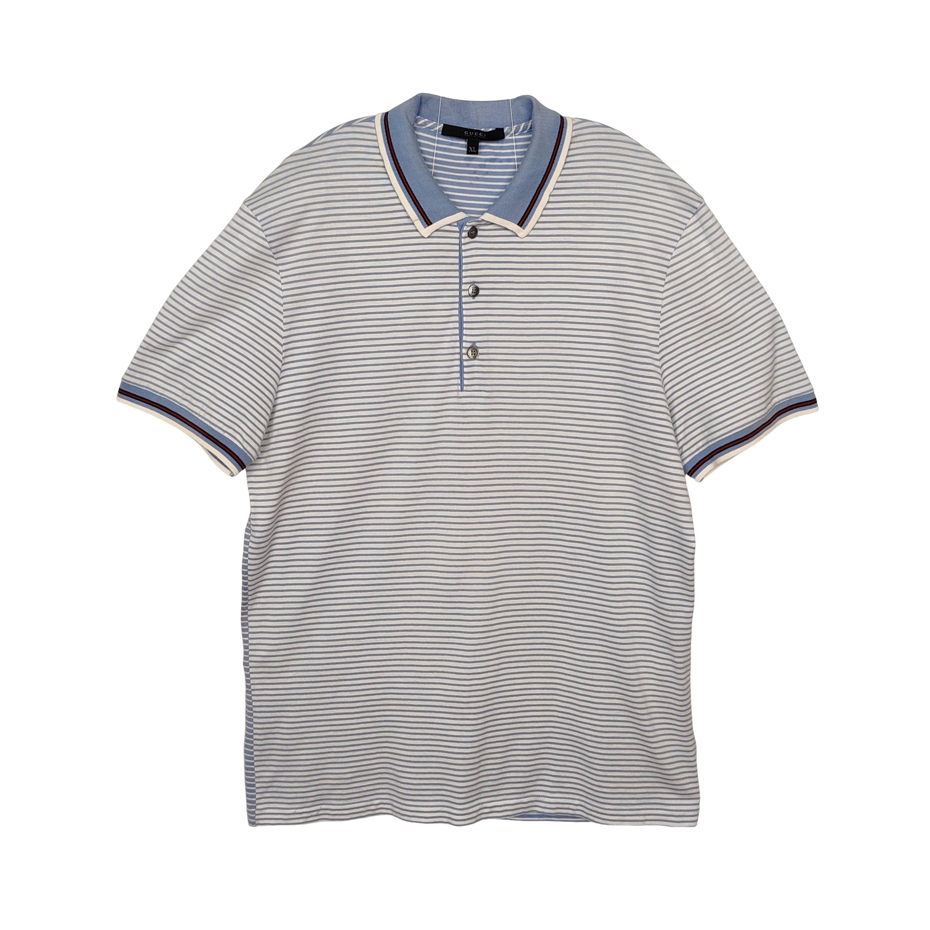 Gucci Gucci Striped Cotton Polo Shirt XL Size US XL / EU 56 / 4 - 1 Thumbnail