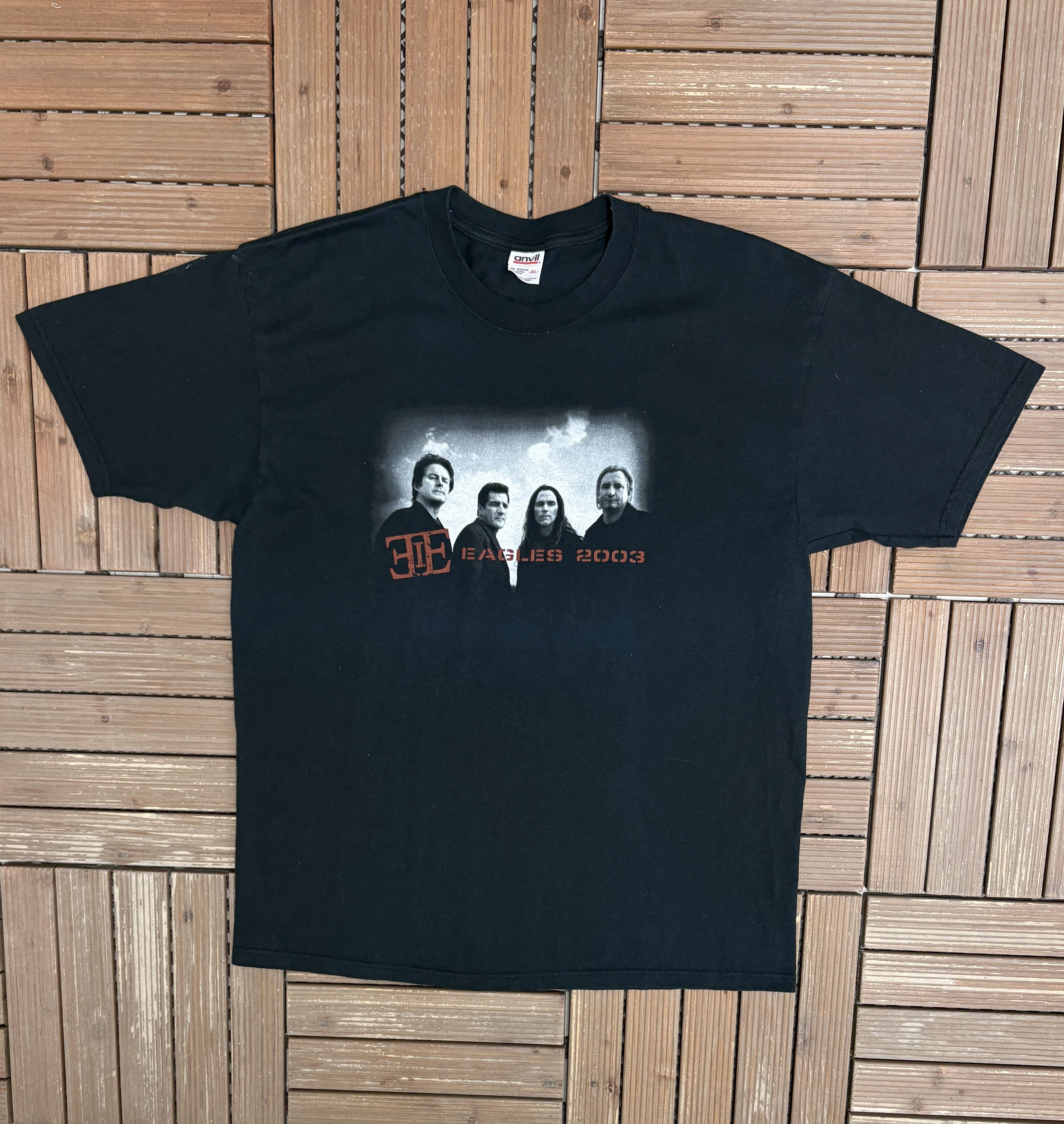 Vintage Eagles Farewell Tour 2003 Vintage Black T-Shirt Tee Size US XL / EU 56 / 4 - 1 Thumbnail