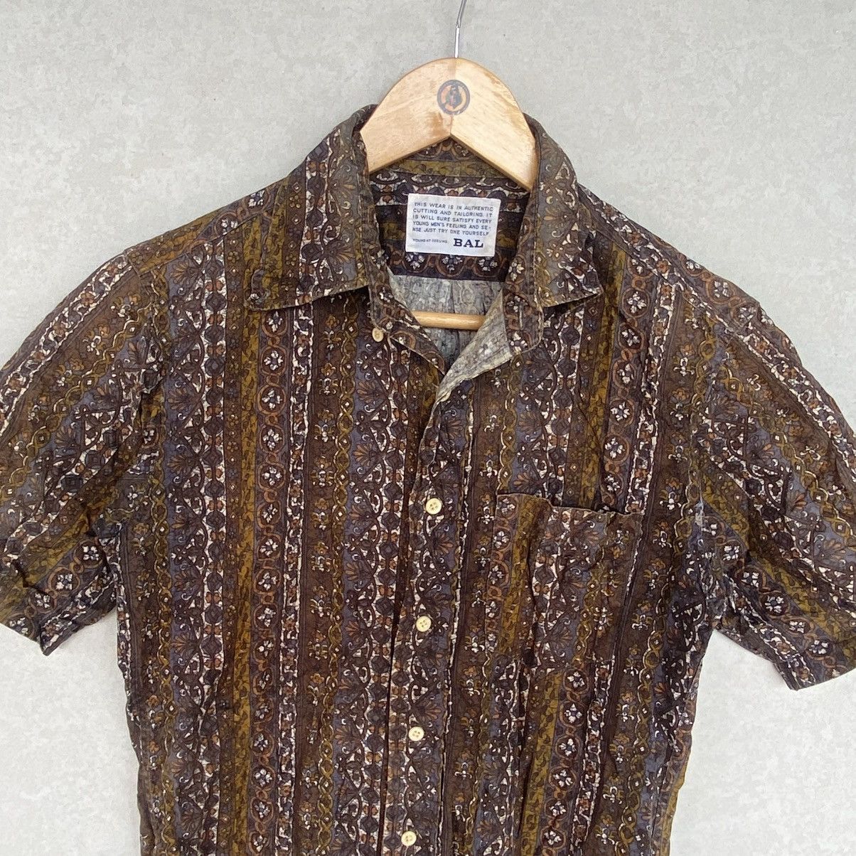 Other Vintage Brown And Cream Paisley Button Up Shirt Size S Size US S / EU 44-46 / 1 - 4 Thumbnail