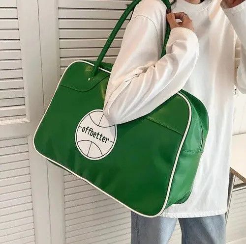 image of Pu Commuter Travel Bag in Green, Men's