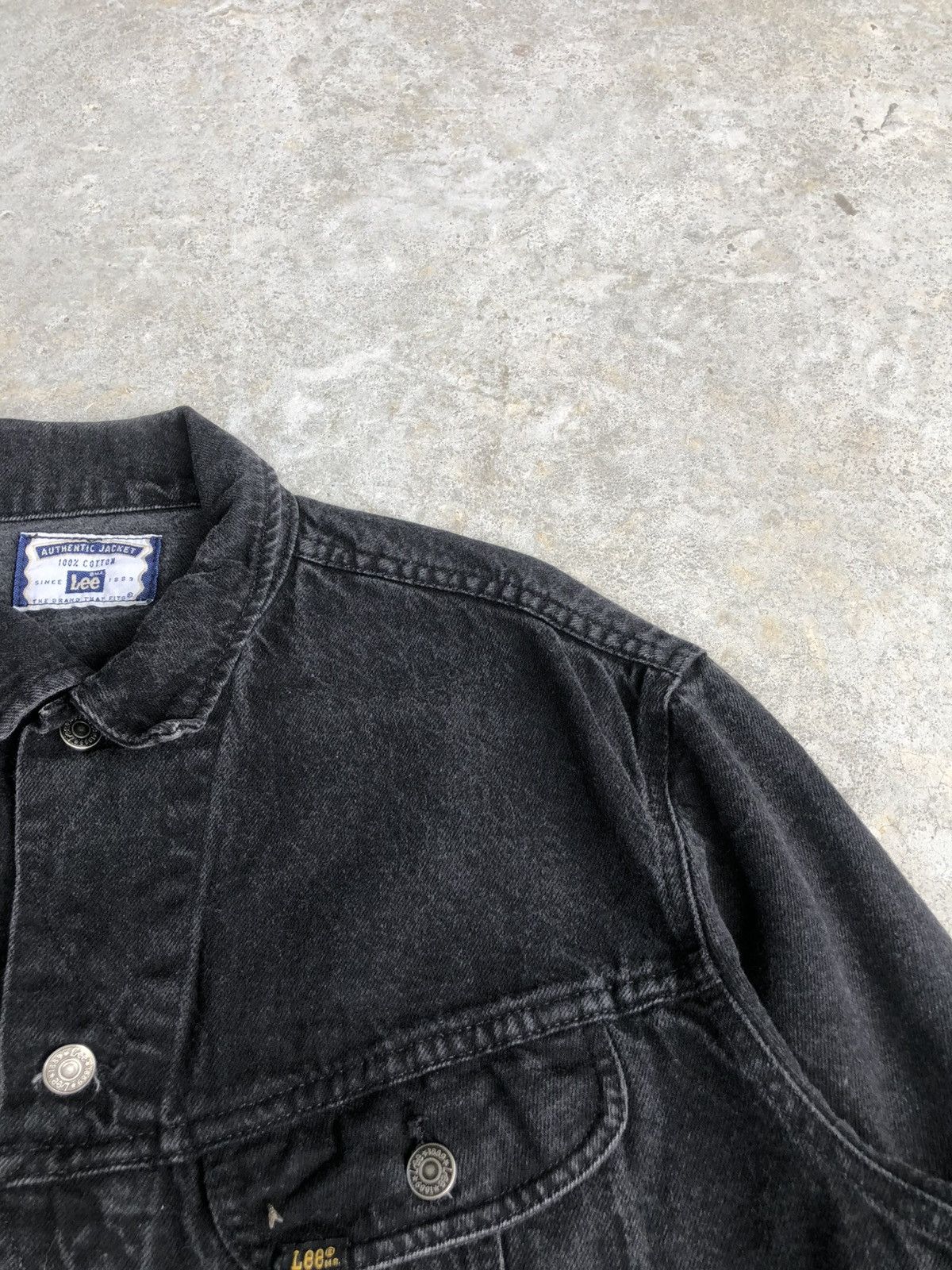 If Six Was Nine Vintage 90s Lee Denim Jacket Distressed Jeans Baggy Size US XL / EU 56 / 4 - 6 Thumbnail