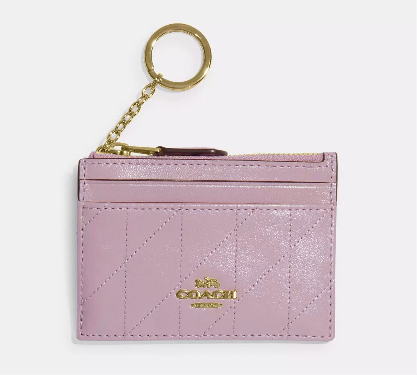 Coach Mini Skinny Id Case With Quilting CEH41 Size ONE SIZE - 5 Thumbnail