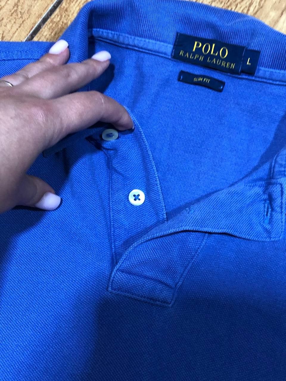 Polo Ralph Lauren × Vintage Polo by Ralph Lauren Blue Shirt Pony Logo Preppy Size US L / EU 52-54 / 3 - 11 Thumbnail