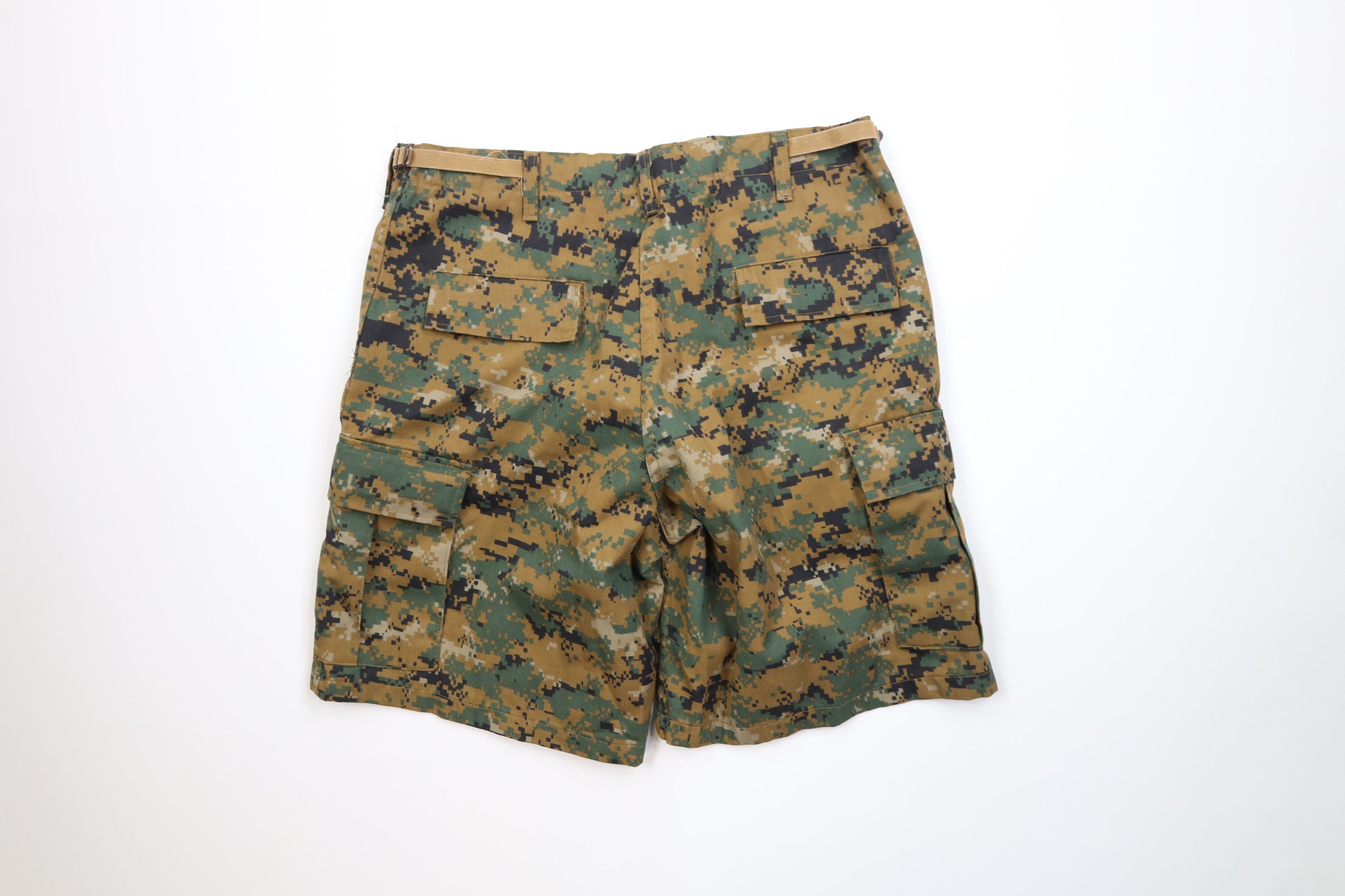 Vintage Vintage Streetwear Fly Digi Camouflage Military Cargo Shorts Size US 32 / EU 48 - 9 Thumbnail