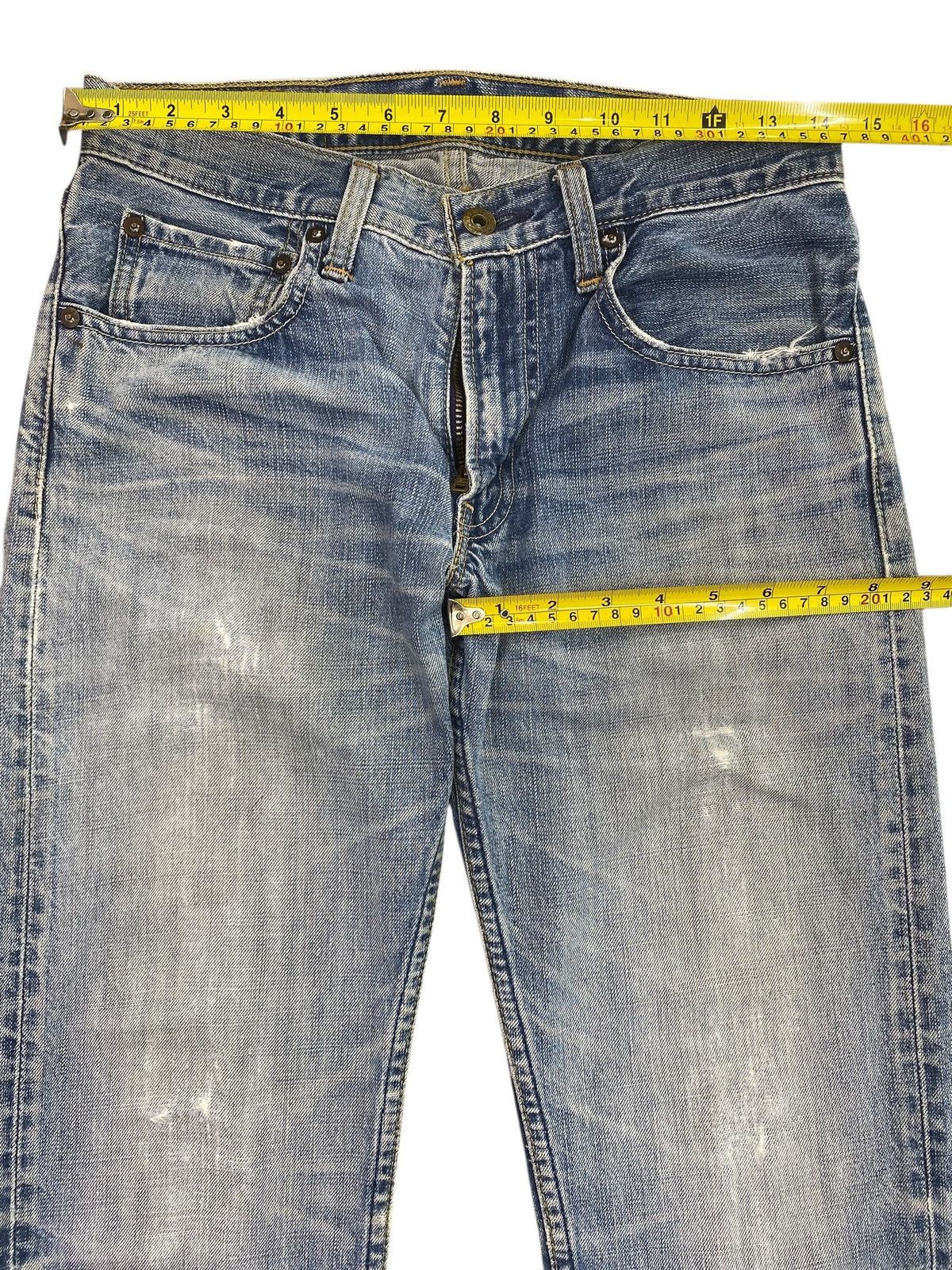 Levi's Vintage Levi’s Whiskers Faded Wash Style Straight Cut Jeans Size US 29 - 5 Thumbnail