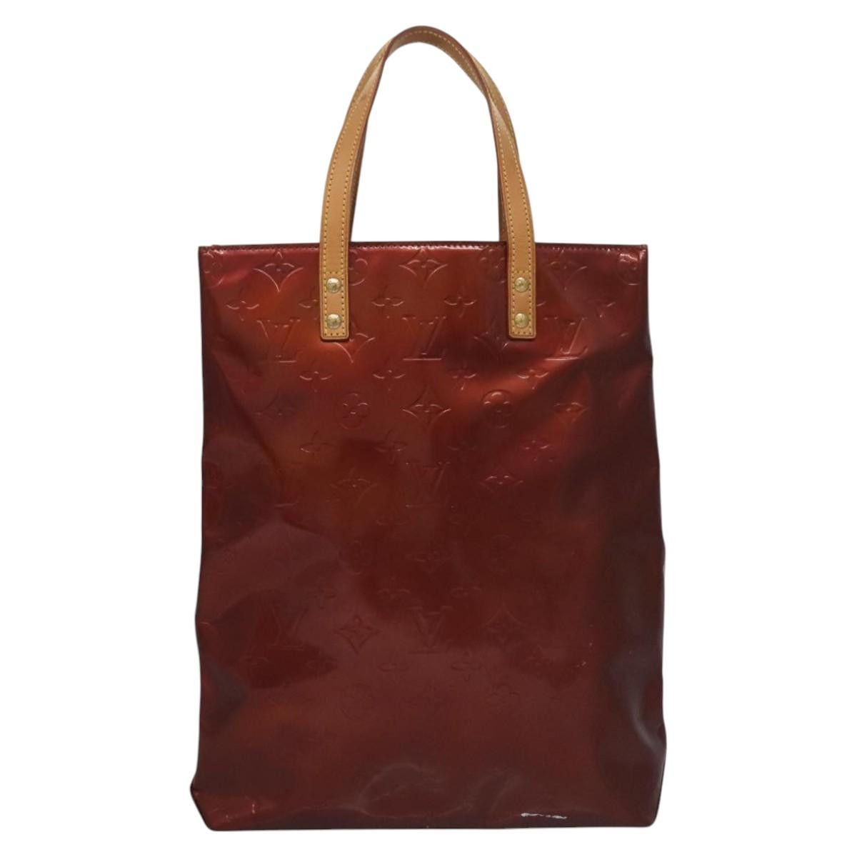 Louis Vuitton Reade Burgundy Patent Leather Handbag (Pre-Owned) Size ONE SIZE - 1 Thumbnail