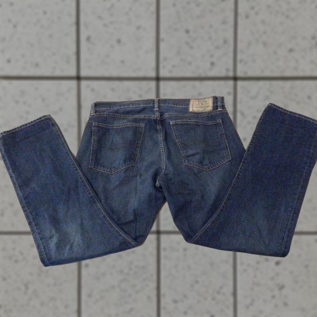 Polo Ralph Lauren Polo Ralph Lauren Jeans 36x30 Slim Straight Denim Blue 36x30 Regular Inseam 30 Mens Pants Size US M / EU 48-50 / 2 - 1 Thumbnail
