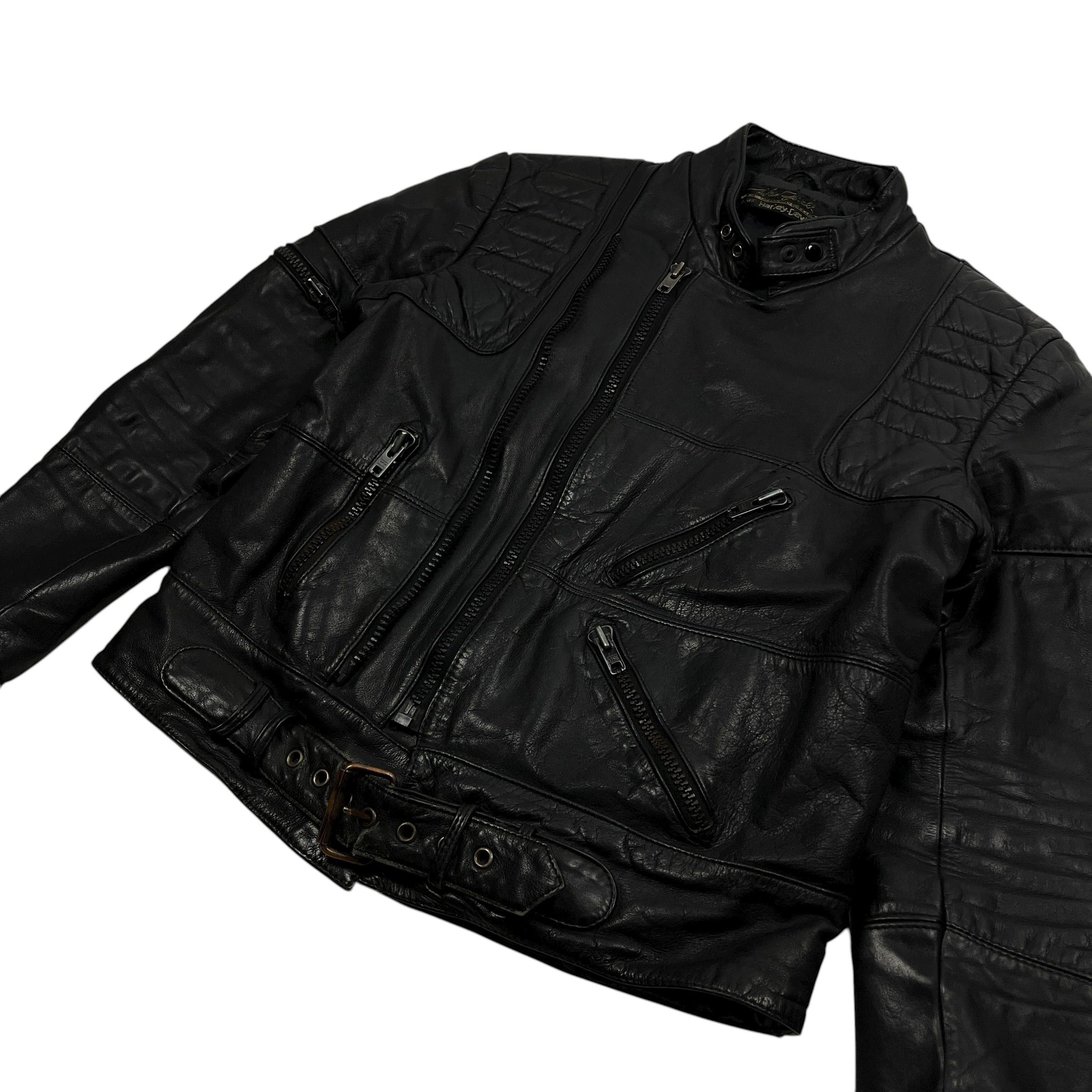 Harley Davidson Harley-Davidson Hein Gericke Leather Biker Jacket - Size L Size US L / EU 52-54 / 3 - 3 Thumbnail