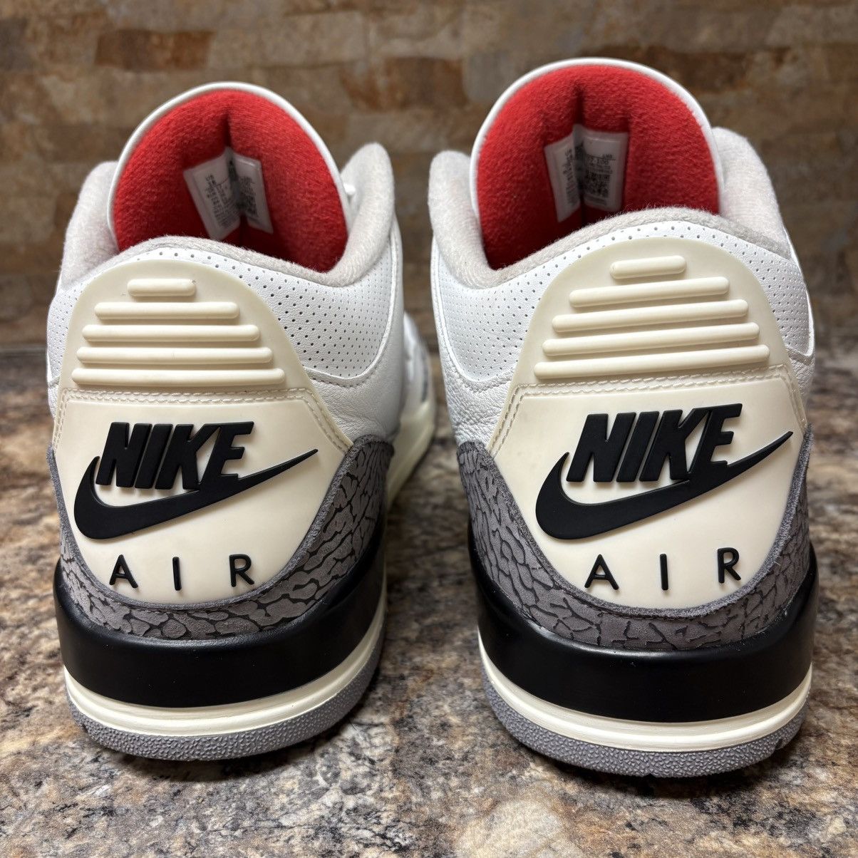 Jordan Brand Nike Air Jordan Retro 3 White Cement Reimagined Size 18 Size US 15 / EU 48 - 5 Thumbnail