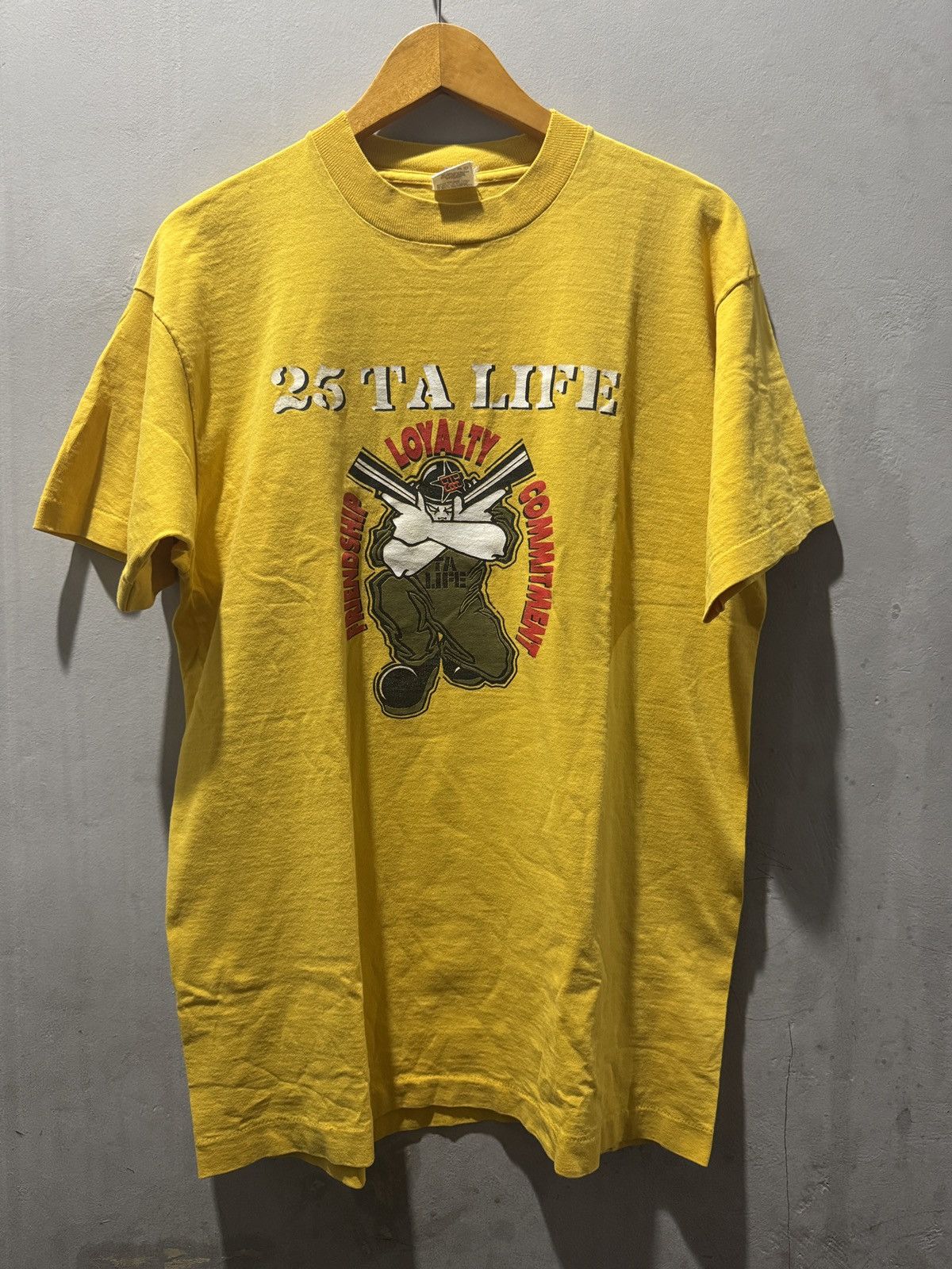 ミュージシャン 25 TA LIFE Shirt XL 1998 NYHC ミュージシャン 25 TA LIFE Shirt XL 1998 NYHC Vintage 90s 25