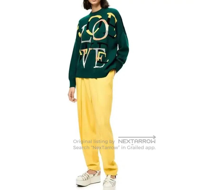 Loewe Loewe Green Cotton Women's Sweatshirt . Size M / US 6-8 / IT 42-44 - 9 Thumbnail