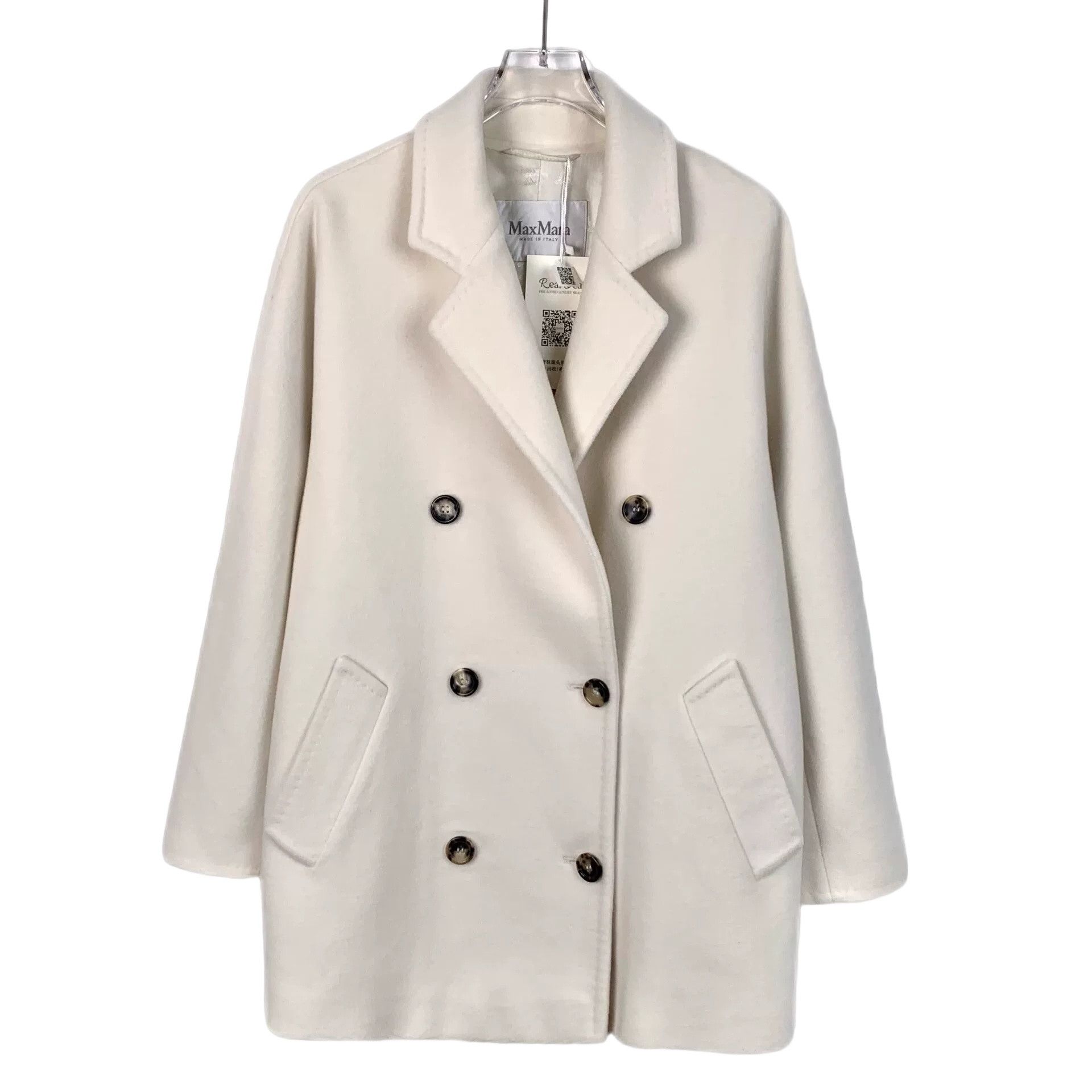 Max Mara Max Mara Wool Cashmere Double-Breasted Coat 36 Size XS / US 0-2 / IT 36-38 - 1 Thumbnail