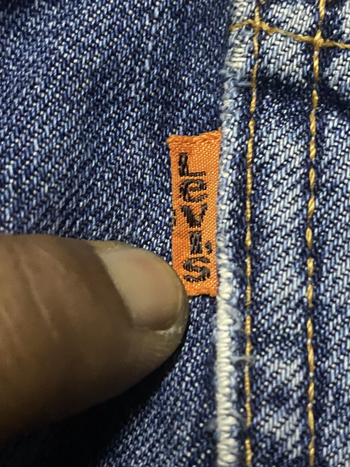Levi's Vintage Levis 607 Orange Tab Distressed Loose Jeans Size US 34 / EU 50 - 14 Thumbnail