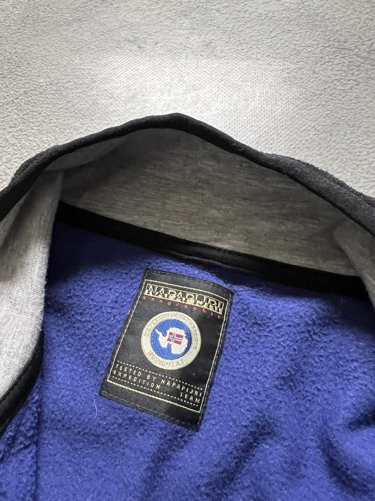 Napapijri × Vintage Vintage Y2k Napapijri 🖤 Fleece Zip Sweatshirt Jacket 00’s Size US M / EU 48-50 / 2 - 8 Thumbnail