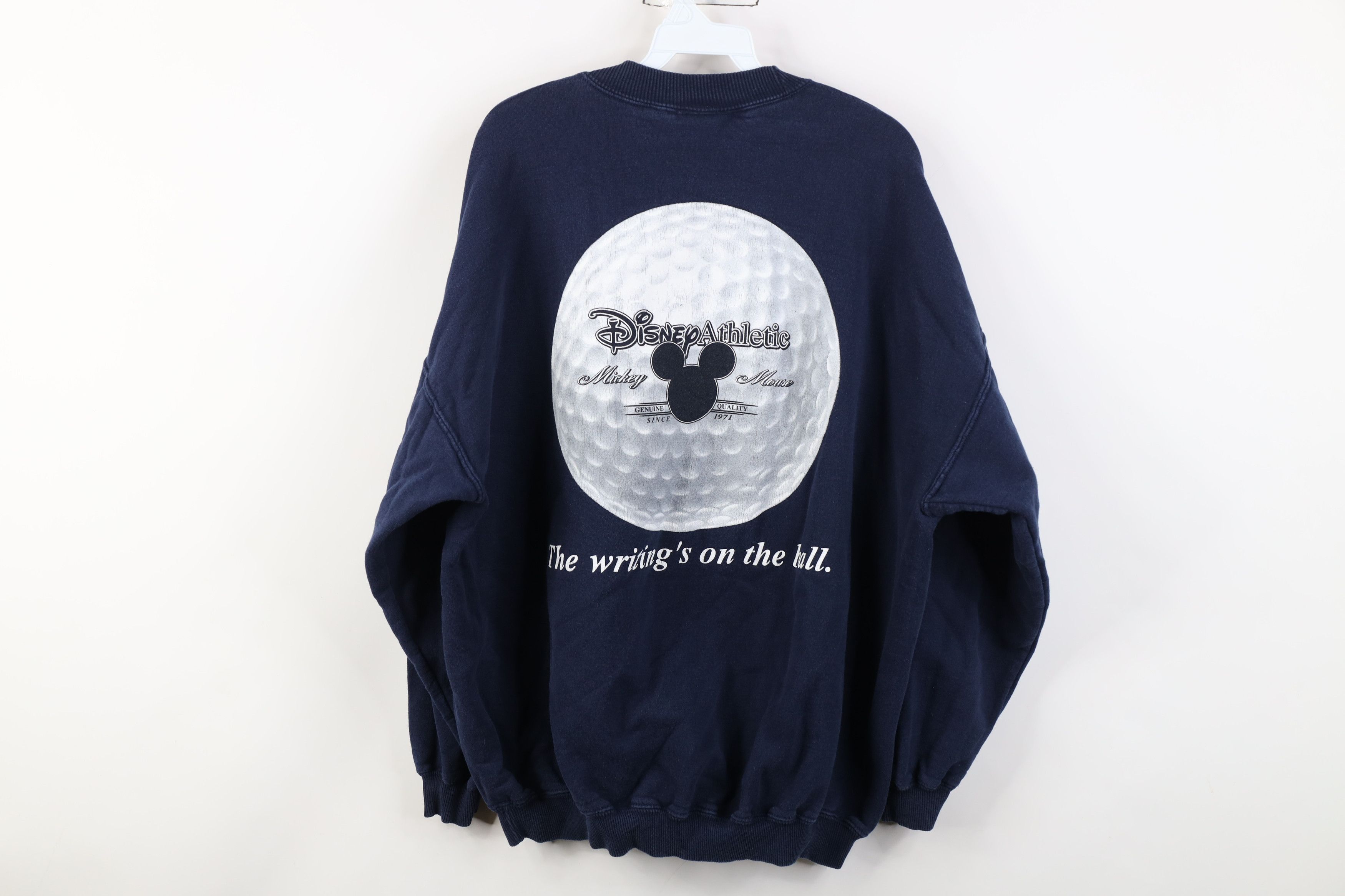 Disney Vintage 90s Y2K Disney Spell Out Golf Golfing Sweatshirt Size US XXL / EU 58 / 5 - 12 Thumbnail