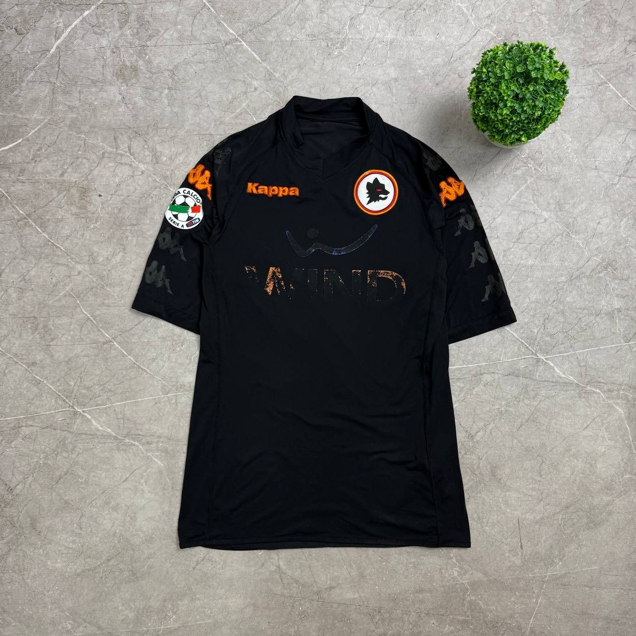 Kappa Vintage As Roma 2009/2010 Football Third Kit Mens Size S Size US S / EU 44-46 / 1 - 16 Thumbnail