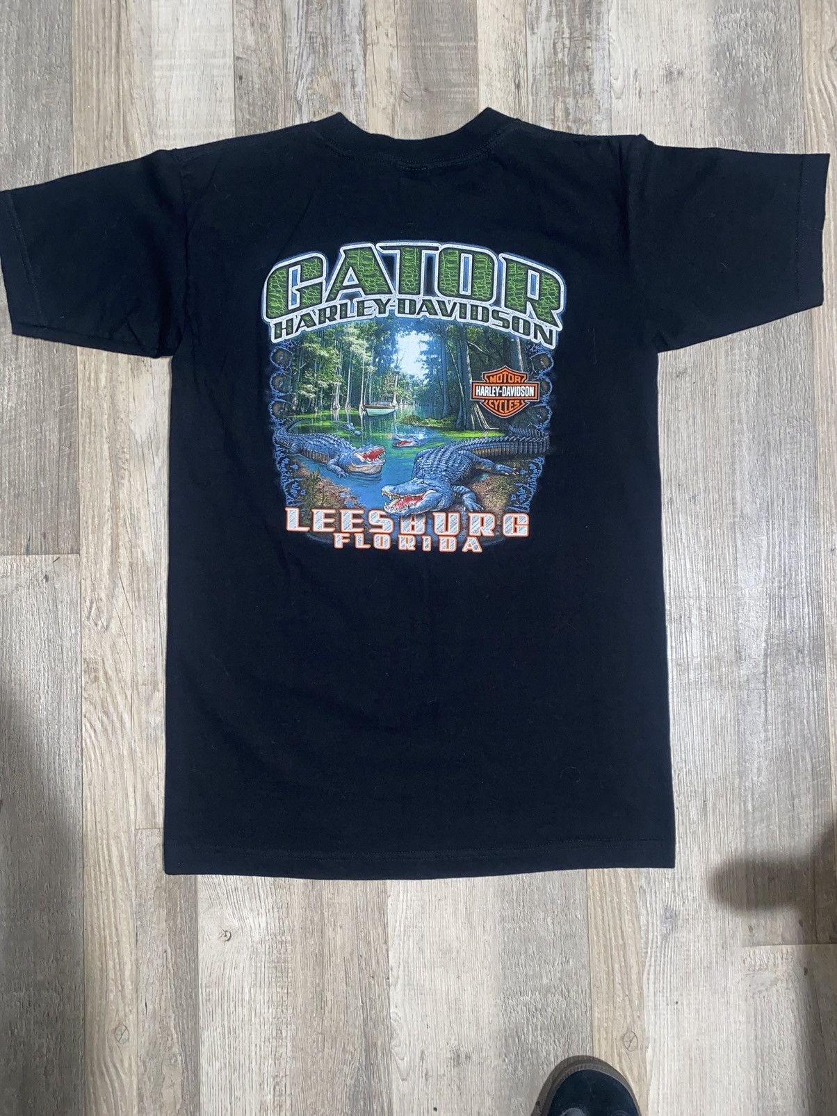 Harley Davidson × Vintage Harley davidson gator t-shirt Size US S / EU 44-46 / 1 - 3 Thumbnail