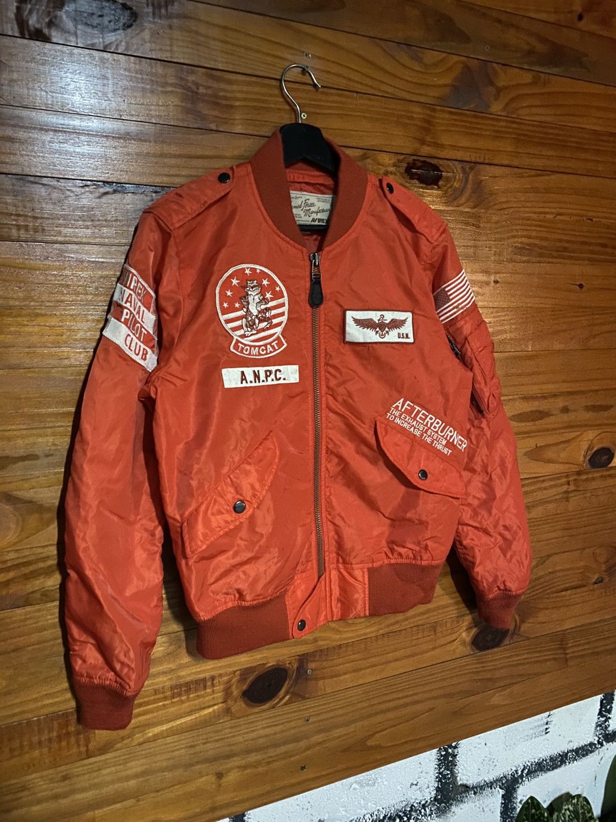 Avirex Avirex Supersonic Flight MA-1 Jacket F14 Tomcat Patch Bomber Size US M / EU 48-50 / 2 - 6 Thumbnail