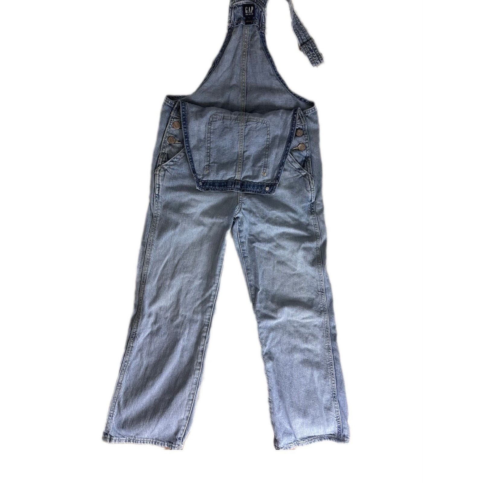 Gap GAP Teen Girls Denim Overalls Size L Size 32" / US 10 / IT 46 - 1 Thumbnail
