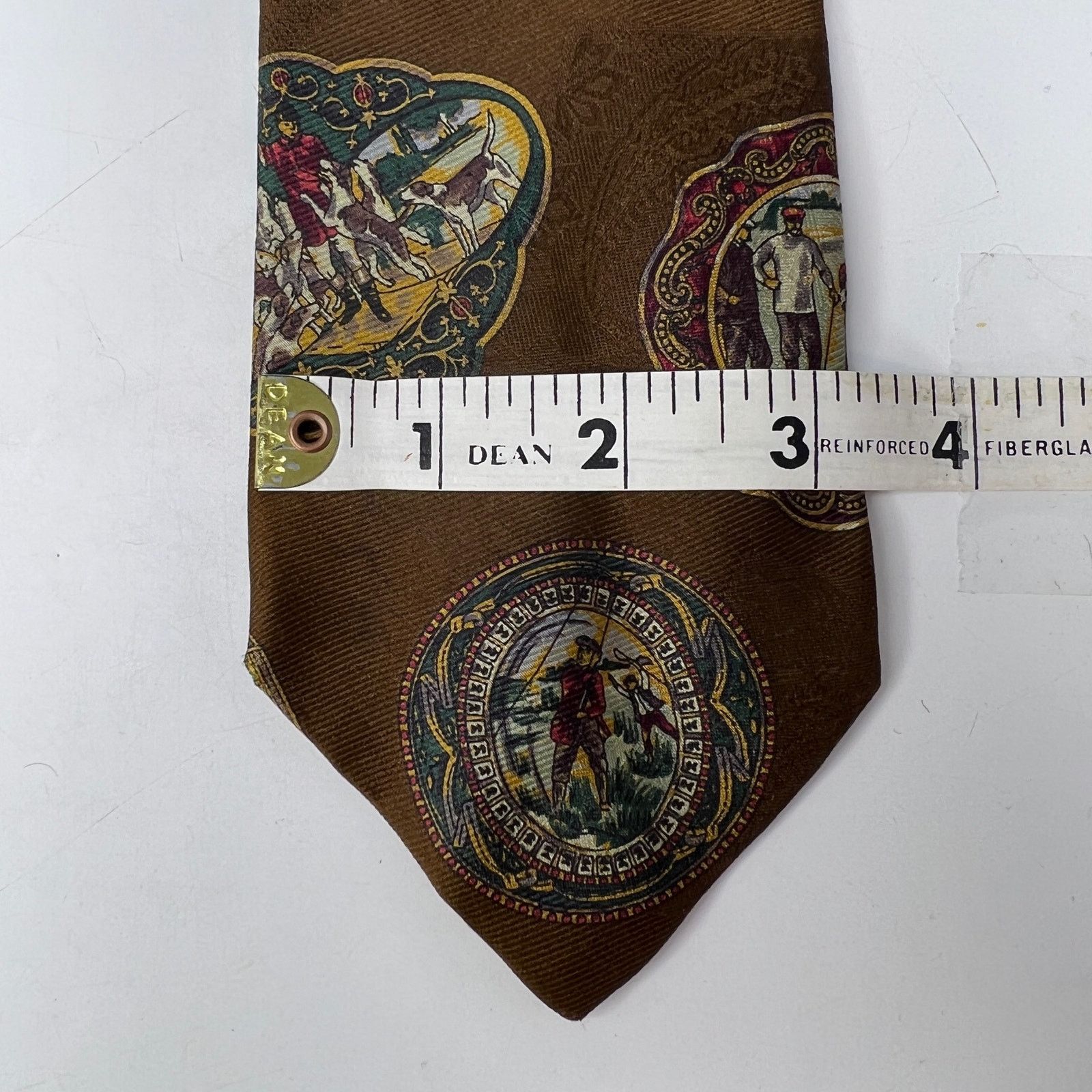 Hugo Boss Hugo Boss Silk Tie Hunting Golf Fly Fishing Print Size ONE SIZE - 7 Thumbnail