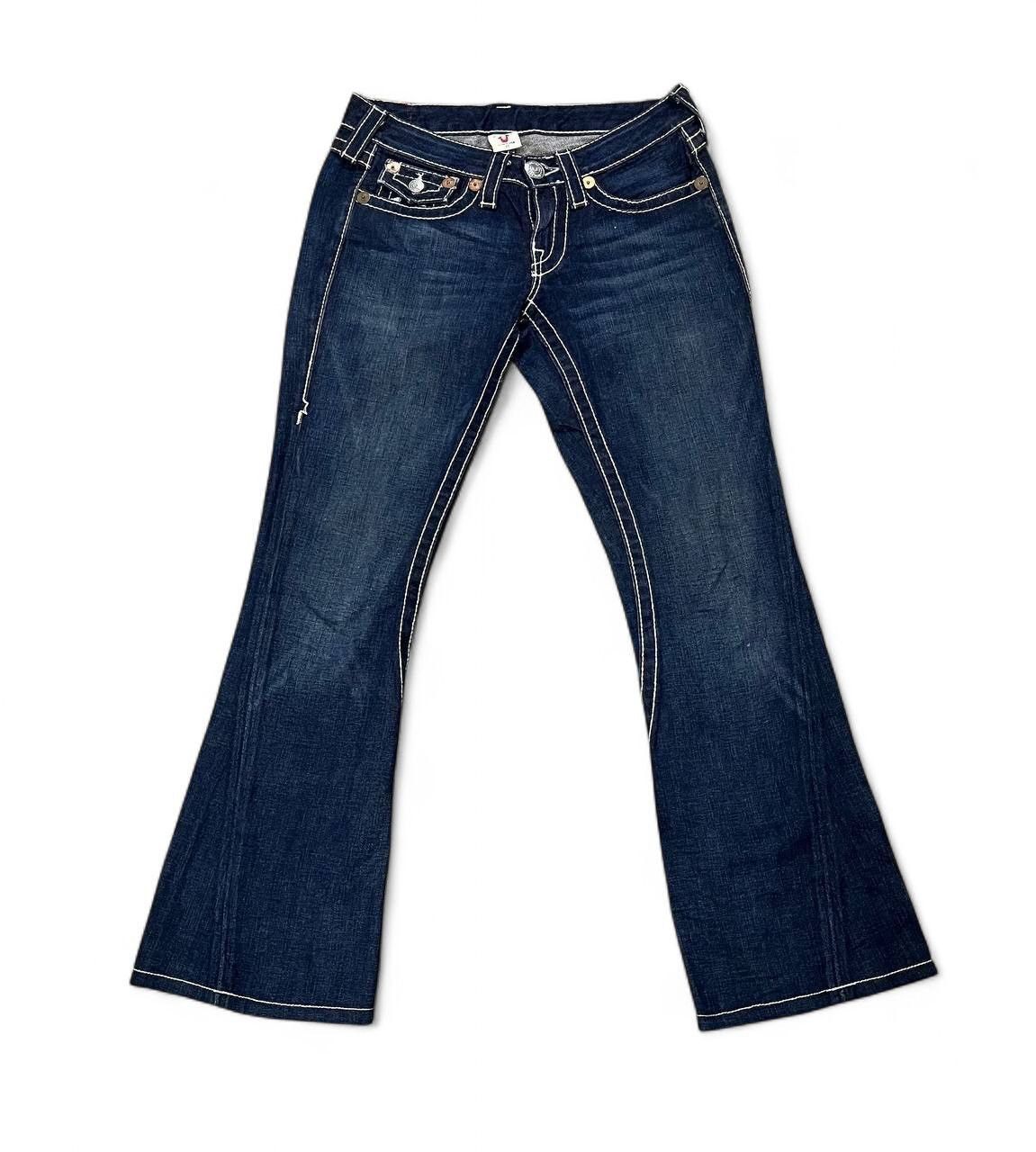 True Religion Flare Jeans true religion Rainbow Joey low rise twisted leg Size US 29 - 6 Thumbnail