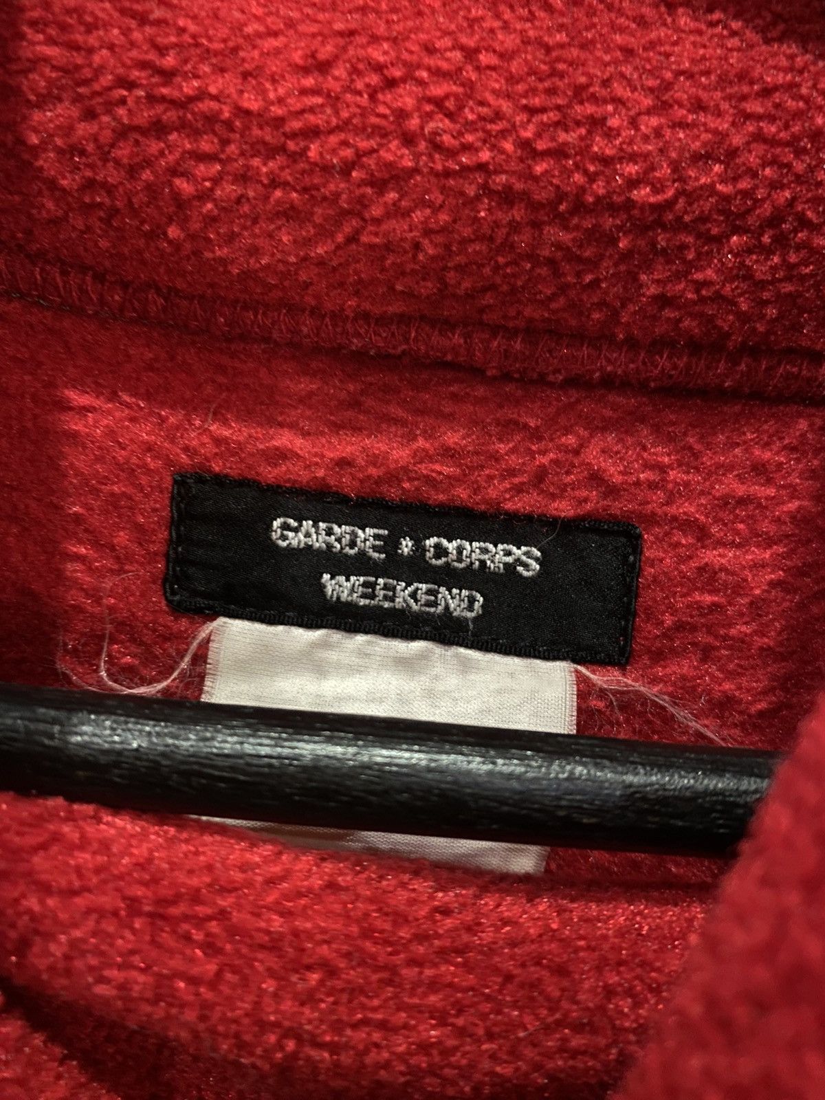 Japanese Brand Garde Corps Weekend Red Fleece Pullover - Casual Unisex Size US L / EU 52-54 / 3 - 5 Thumbnail