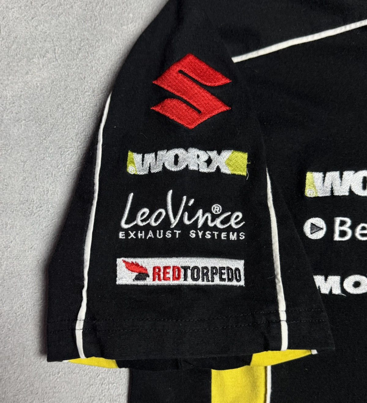 Vintage Suzuki Racing Team Polo Shirt Embroidered Big Logo Size US M / EU 48-50 / 2 - 5 Thumbnail