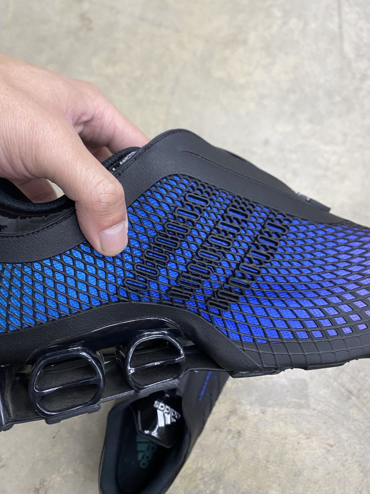 Adidas Adidas Megaride S2 Black Hi Res Blue Size US 10.5 / EU 43-44 - 7 Thumbnail