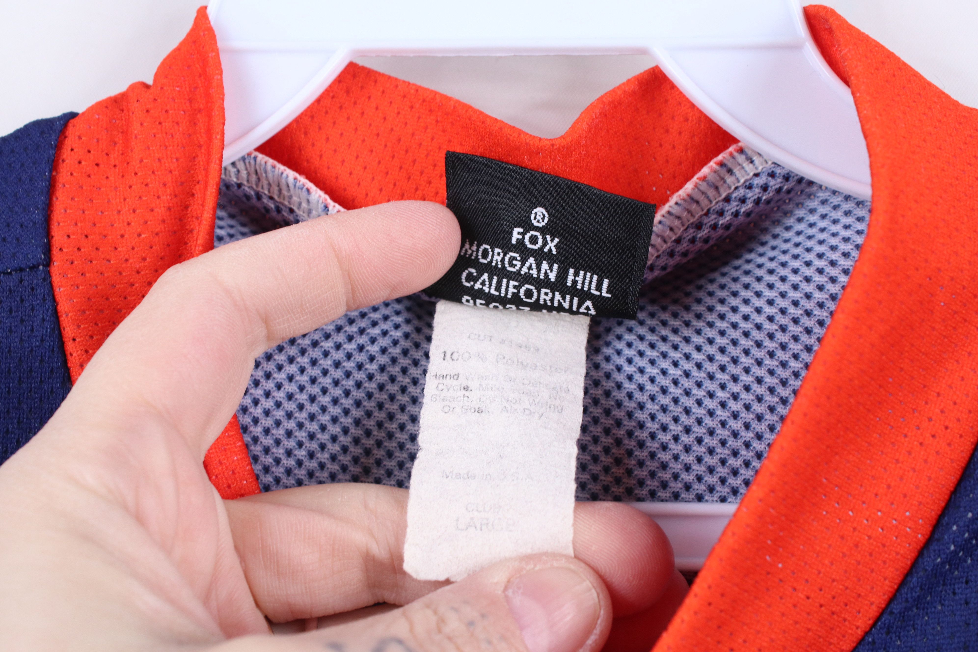 Fox Racing × Vintage Vintage 90s Fox Racing Bicycle Cycling Racing Jersey USA Size US L / EU 52-54 / 3 - 9 Thumbnail