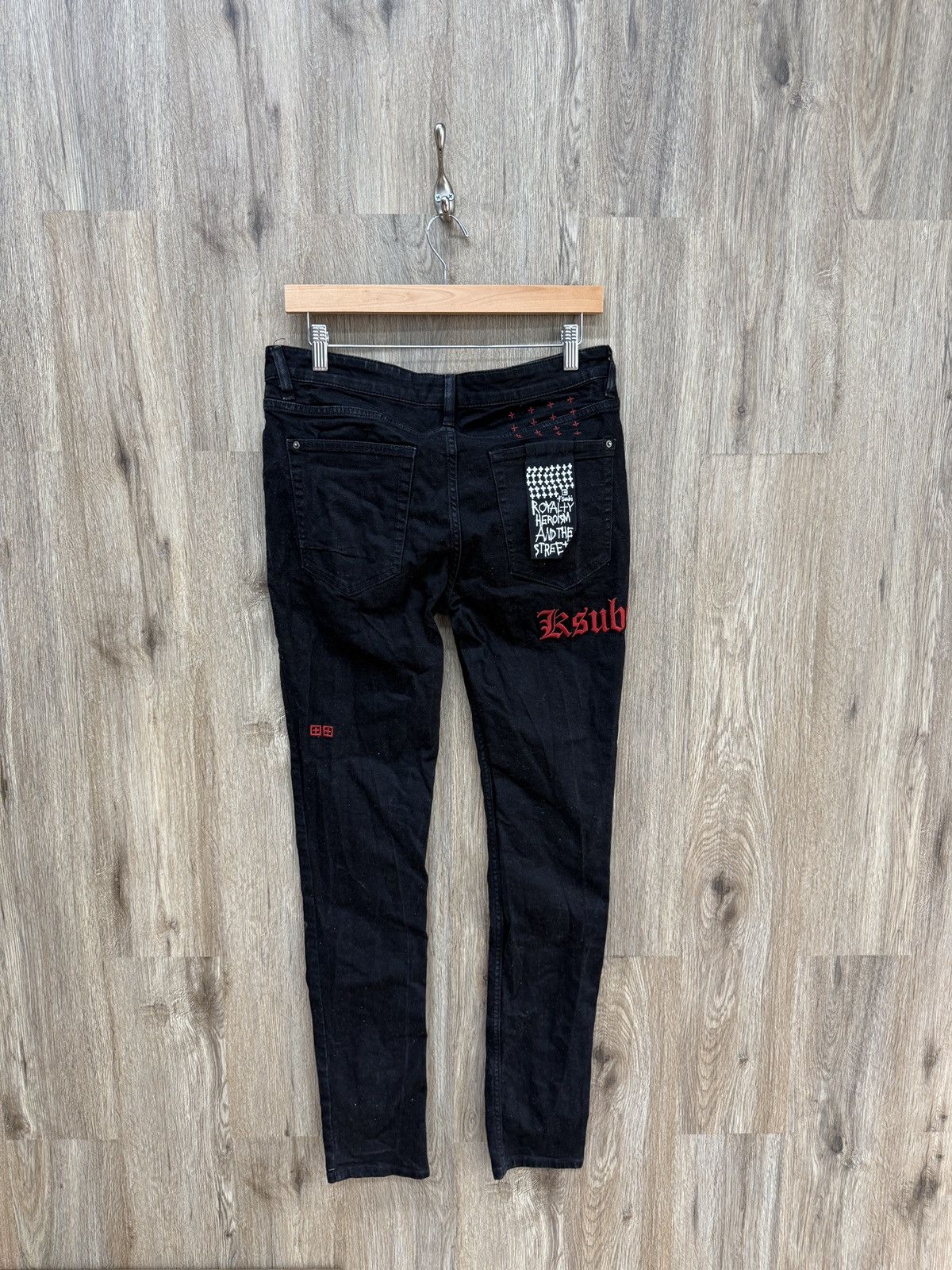 Ksubi Ksubi Black Denim Jeans Size US 33 - 6 Thumbnail