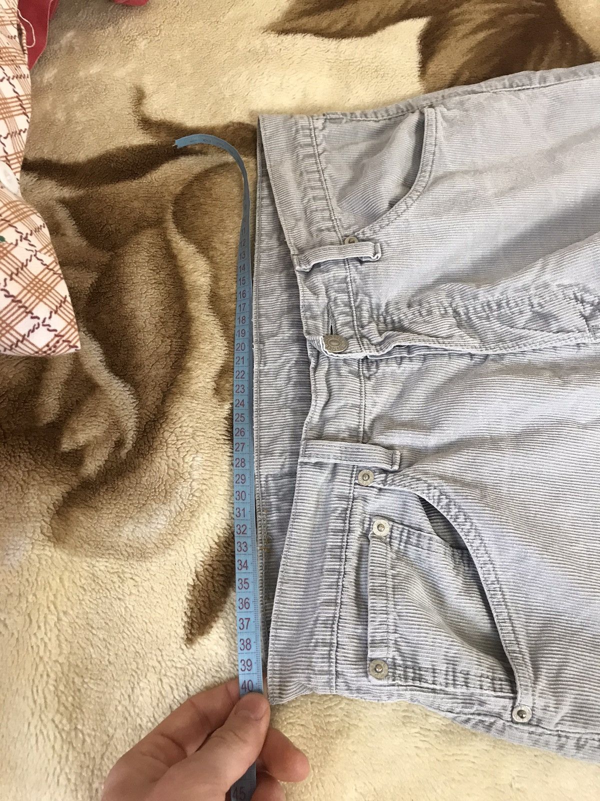 Levi's 🔥 Levis 551 Vintage Corduroy 32x32 Denim Pants Velvet Size US 32 / EU 48 - 10 Thumbnail