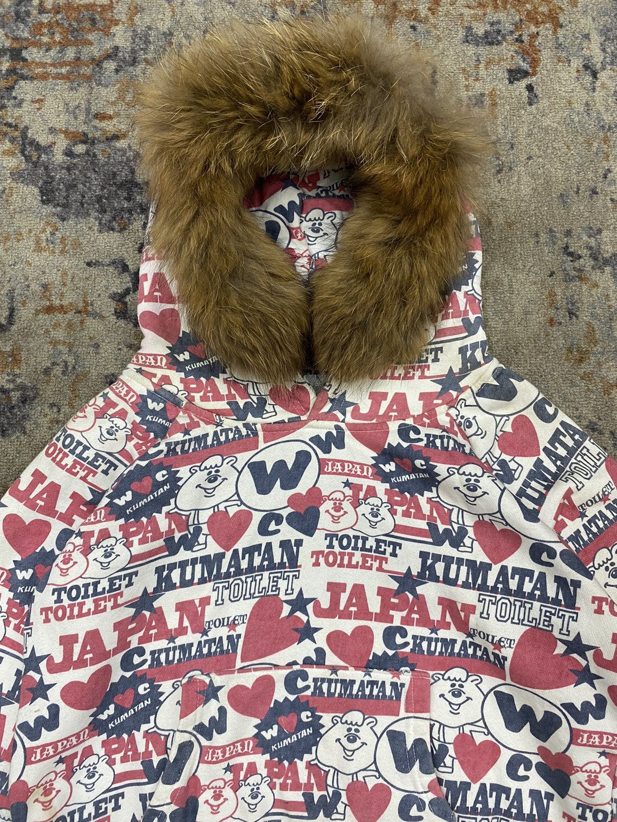 Hysteric Glamour × If Six Was Nine × Japanese Brand faux fur hoodie kumatan toilet japan Size XS / US 0-2 / IT 36-38 - 2 Thumbnail