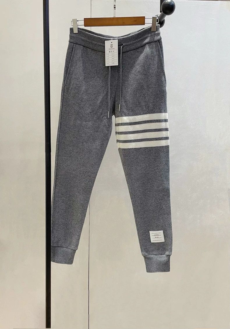 Thom Browne Thom Browne Gray classic trousers Size US 36 / EU 52 - 1 Thumbnail