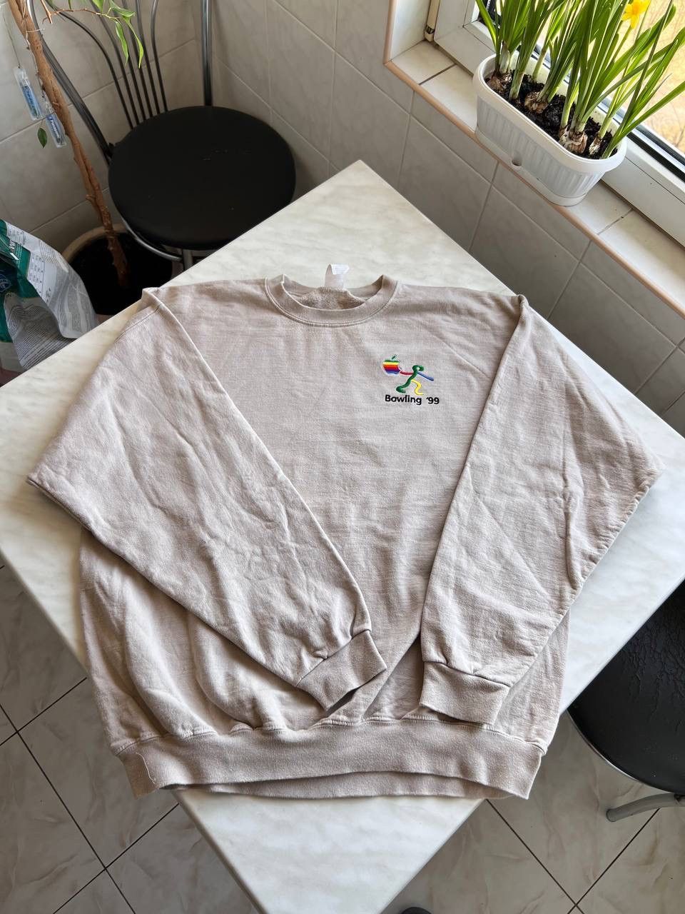 Apple Vintage 1999 Apple Computer Sweatshirt Crewneck Oversized Size US L / EU 52-54 / 3 - 3 Thumbnail