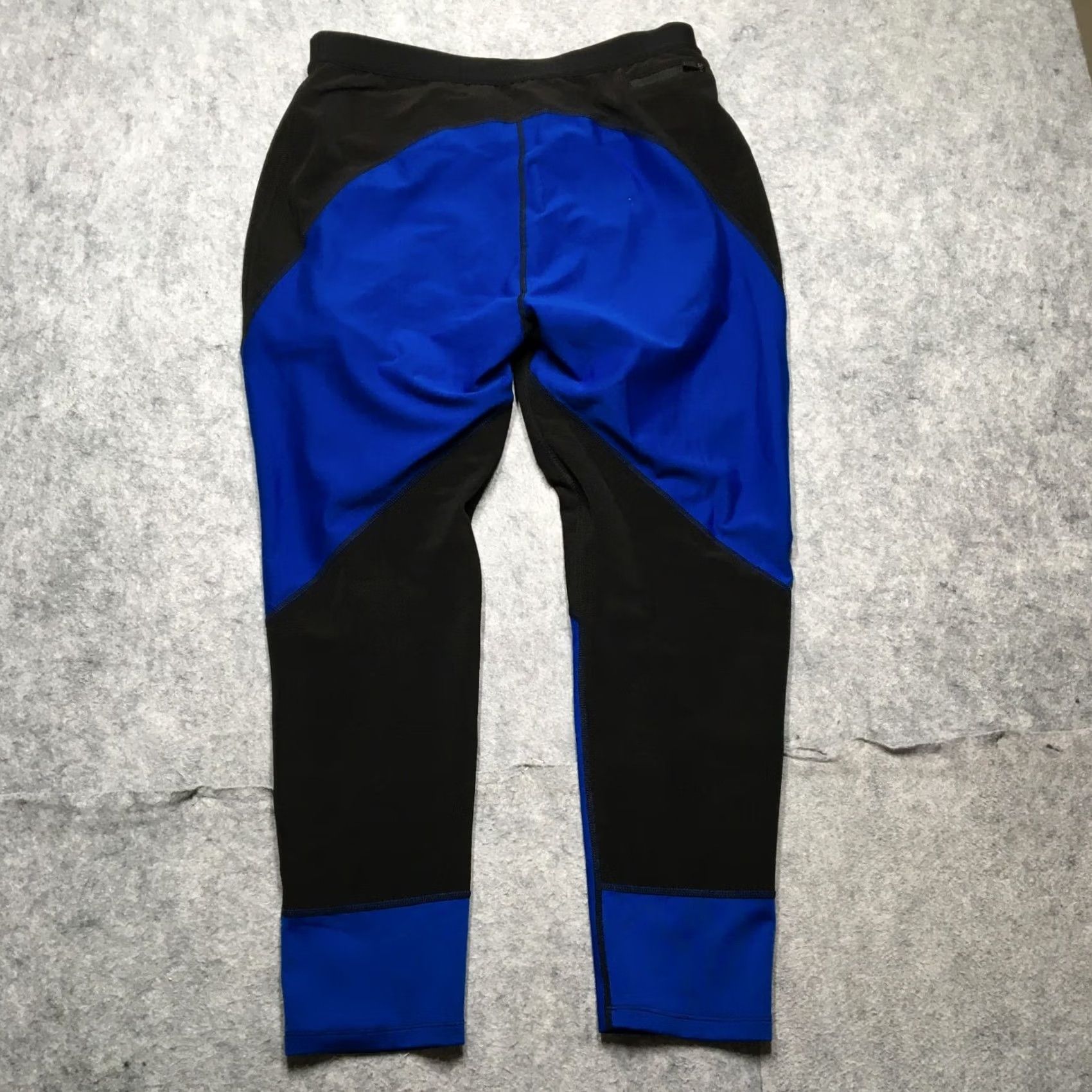 Vintage Physiclo Compression Pants Tights Mens 2XL Black Built In Training Regular Nylon 2XL Black Compression Cross Training Gym Men Pants Size US 39 - 6 Thumbnail