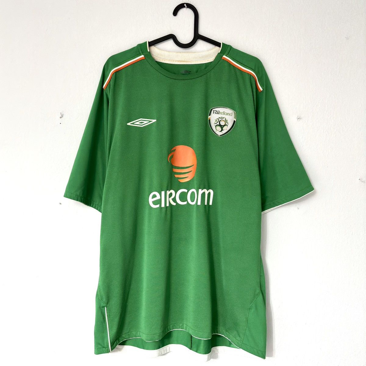 Umbro 2004 2006 Ireland National Umbro Vintage Home Soccer Jersey Size US XL / EU 56 / 4 - 3 Thumbnail