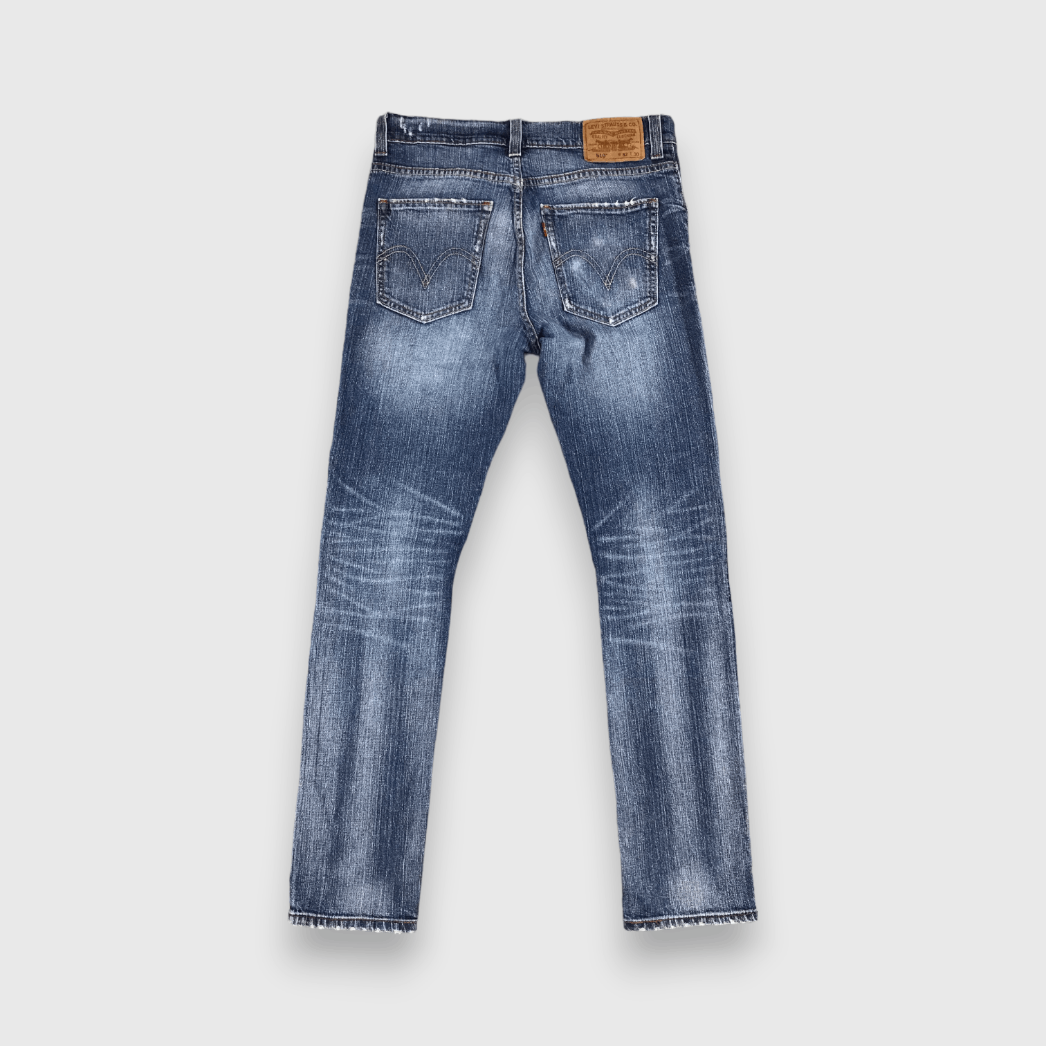 Levi's Distressed Vintage Levis 510 Jeans Skinny Denim-J1072 Size US 31 - 2 Thumbnail