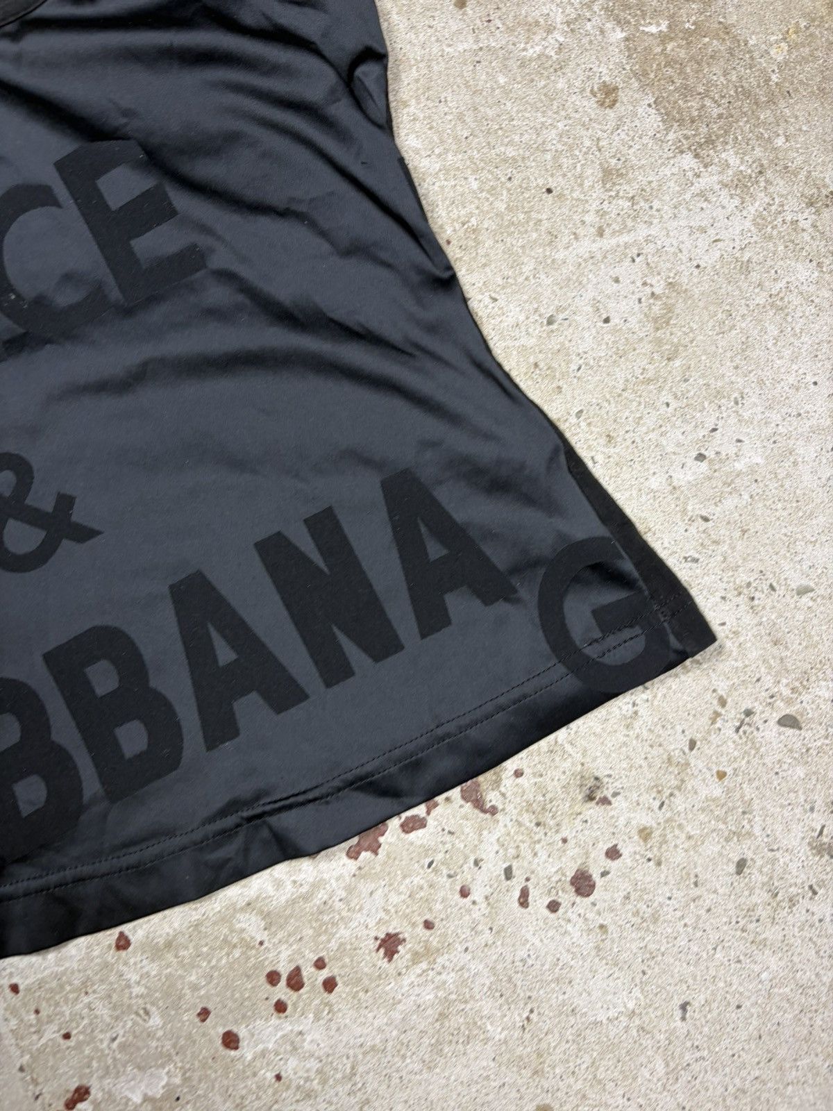 Dolce & Gabbana Vintage 2000s Dolce & Gabbana Black Spellout Logo Top Size S / US 4 / IT 40 - 4 Thumbnail
