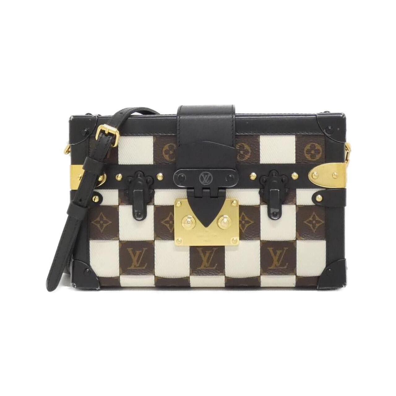 Louis Vuitton Louis Vuitton Petite Malle Monogram Shoulder Bag Canvas Shoulder Bag M53201 DUTY FREE for USA