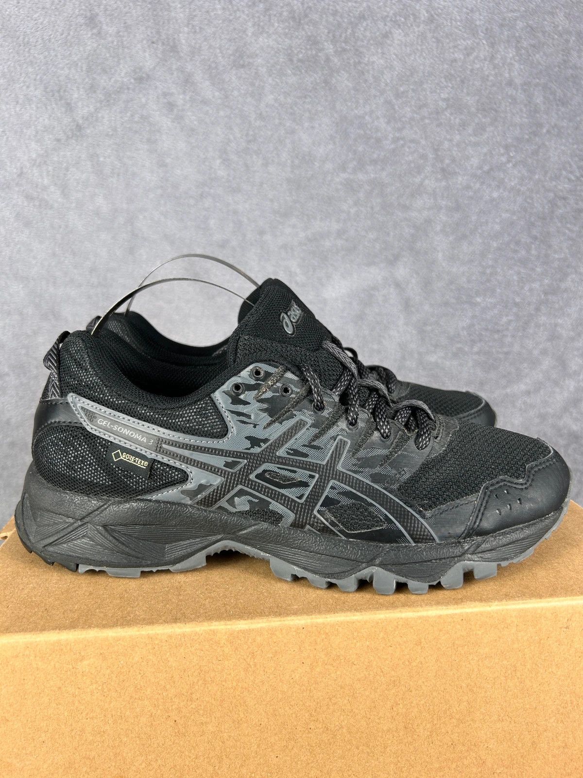 Asics Asics Gel-Sonoma 3 Gore-Tex black trekking sneakers Size US 7 / IT 37 - 5 Thumbnail