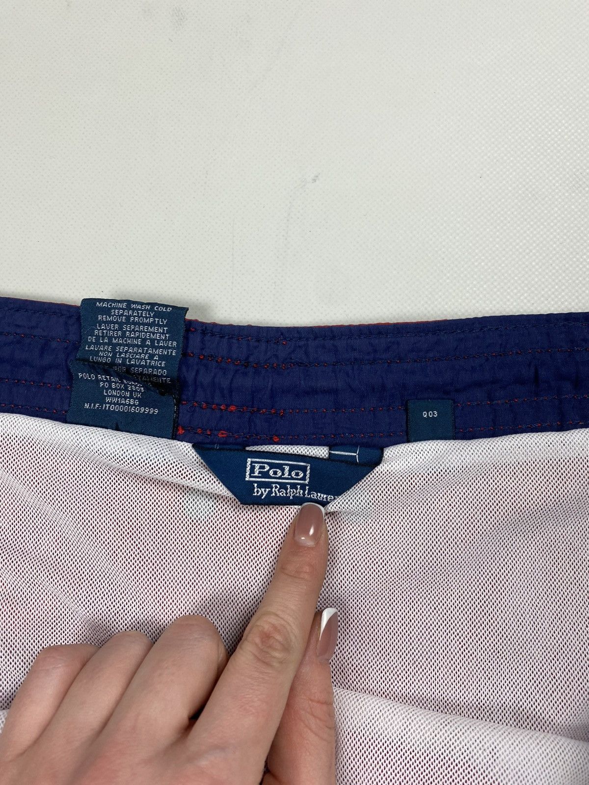 Polo Ralph Lauren Polo By Ralph Lauren Vintage Men’s Swimming Shorts Size XXL Size US 38 / EU 54 - 8 Thumbnail