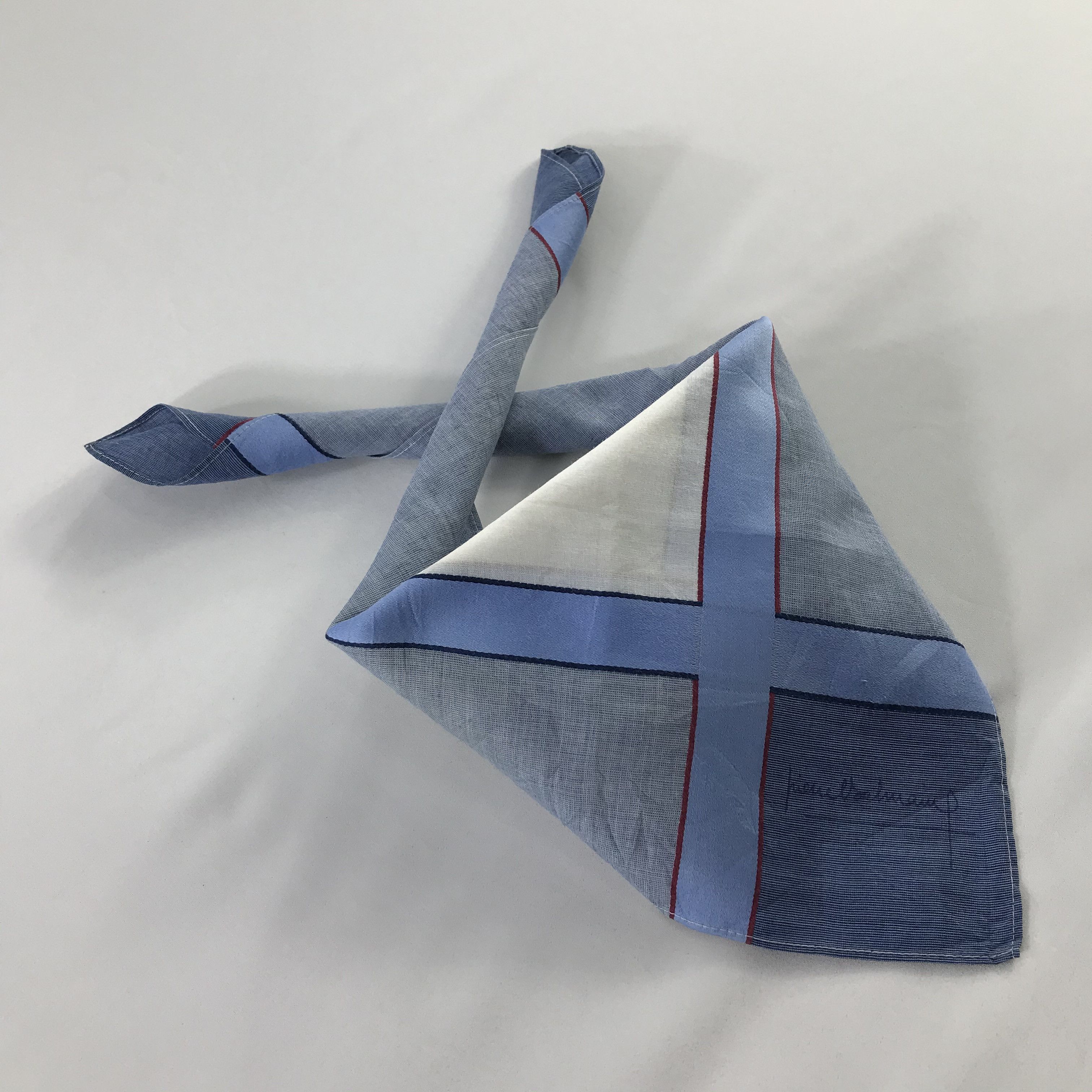 Pierre Balmain × Vintage Pierre Balmain Bandana / Handkerchief / Neckerchief - S529 Size ONE SIZE - 4 Thumbnail