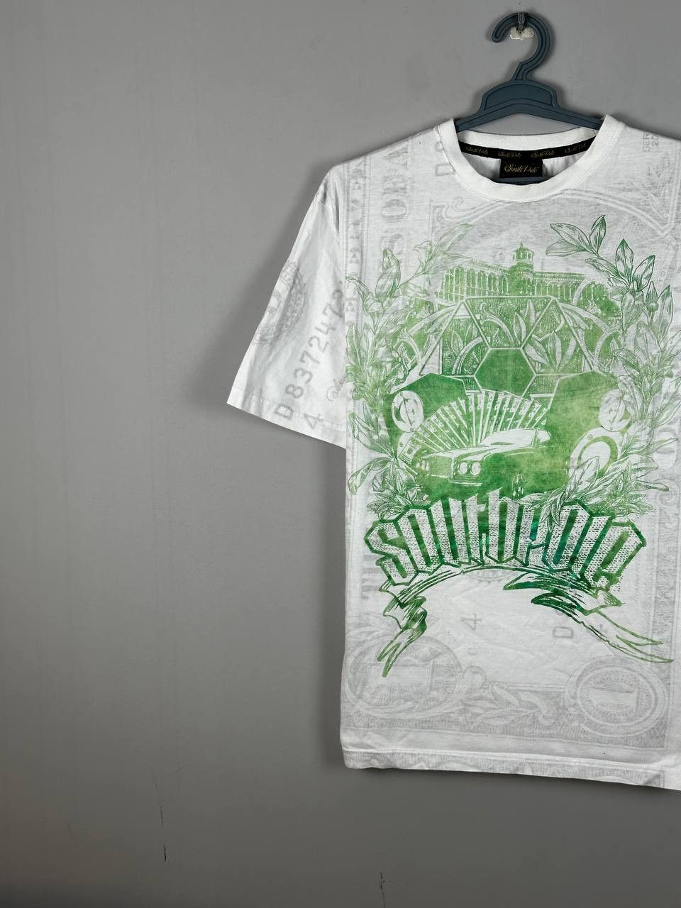 Southpole Rare Southpole T Shirt Streetwear Dollar AOP Size US L / EU 52-54 / 3 - 3 Thumbnail