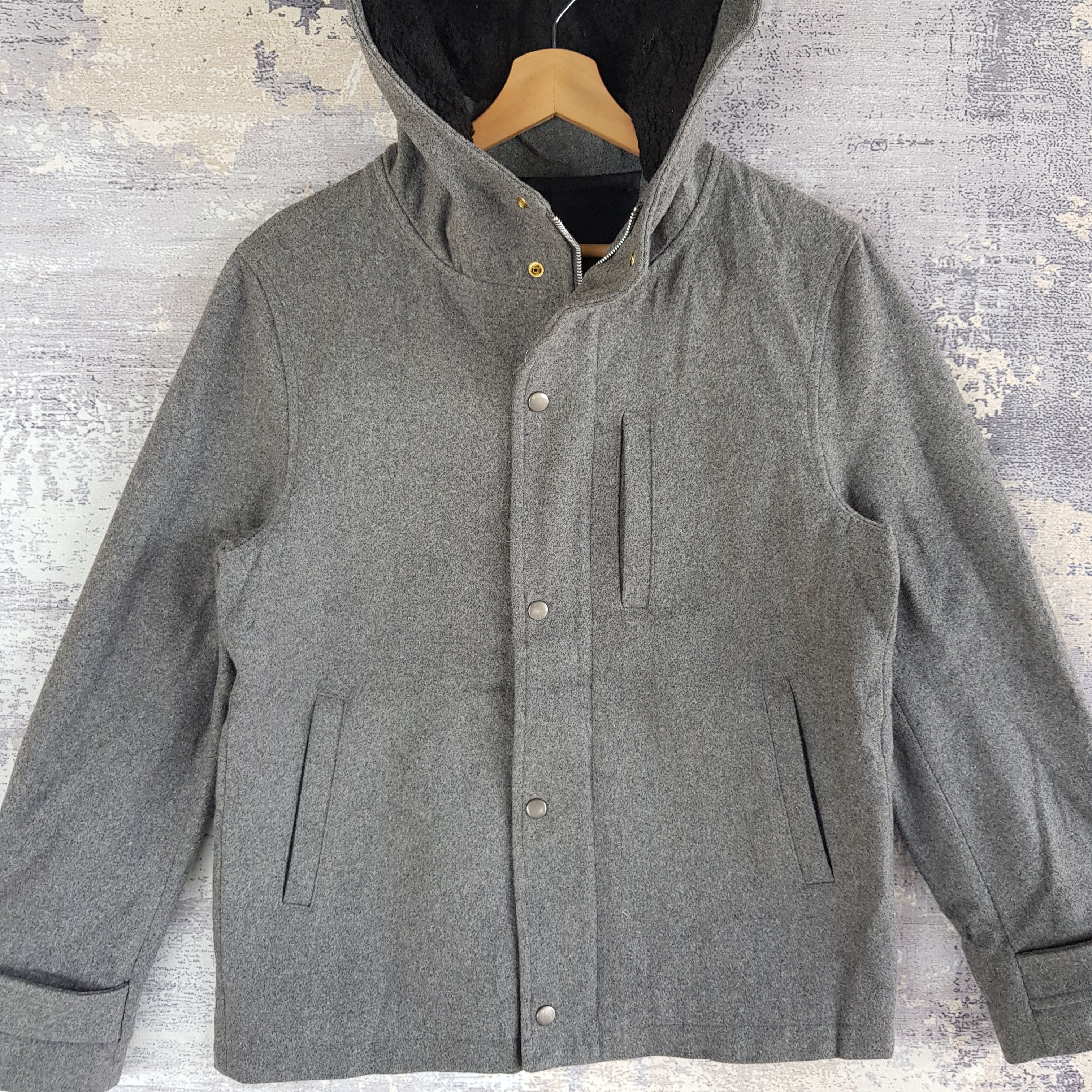 Japanese Brand × RAGEBLUE × Vintage Japanese 6 Rageblue Varsity Jacket Hoodie Wool Jacket Size US S / EU 44-46 / 1 - 3 Thumbnail