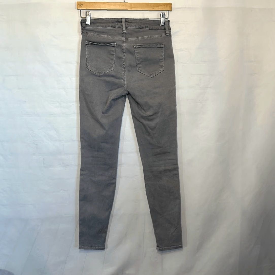 L'AGENCE L'agence Brigitte Mid Rise Skinny Gris Gray Jeans Women Size 27 Size 27" / US 4 / IT 40 - 5 Thumbnail