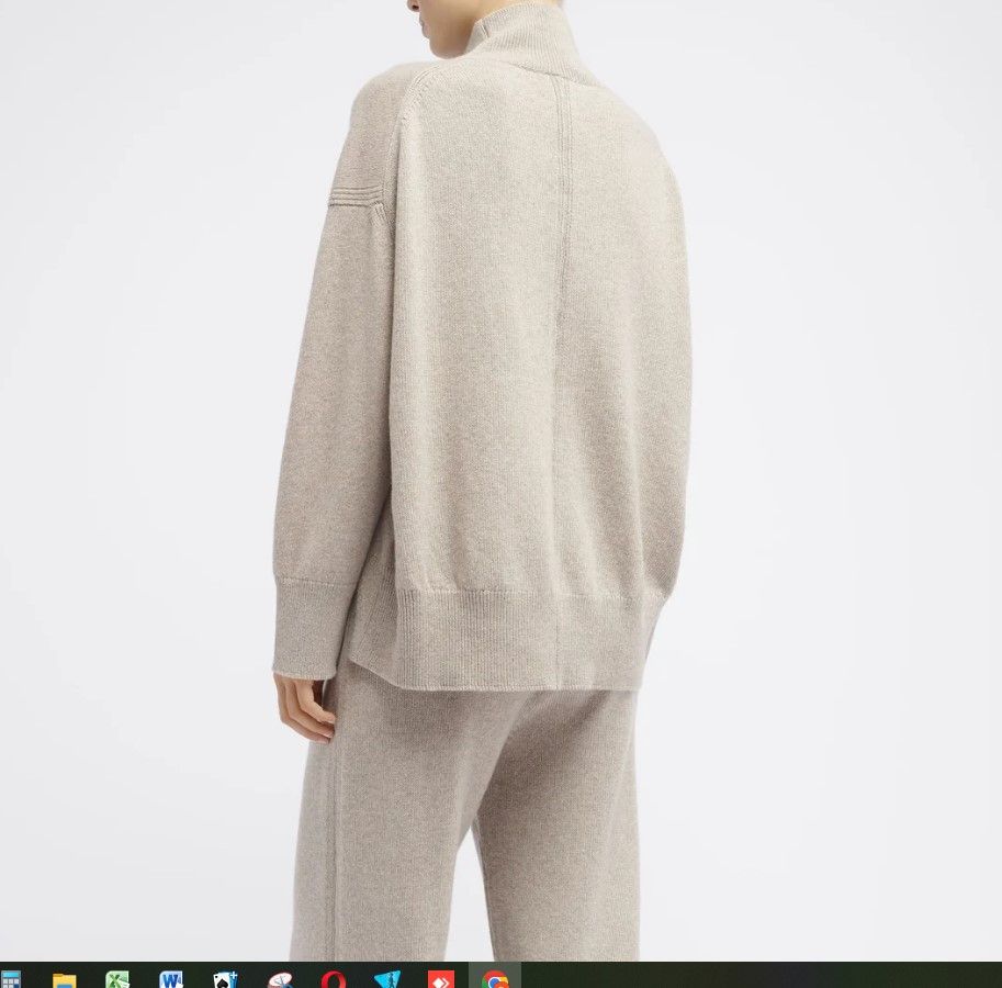 Barrie BARRIE Iconic oversized roll-neck cashmere jumper. Size L Size L / US 10 / IT 46 - 12 Thumbnail