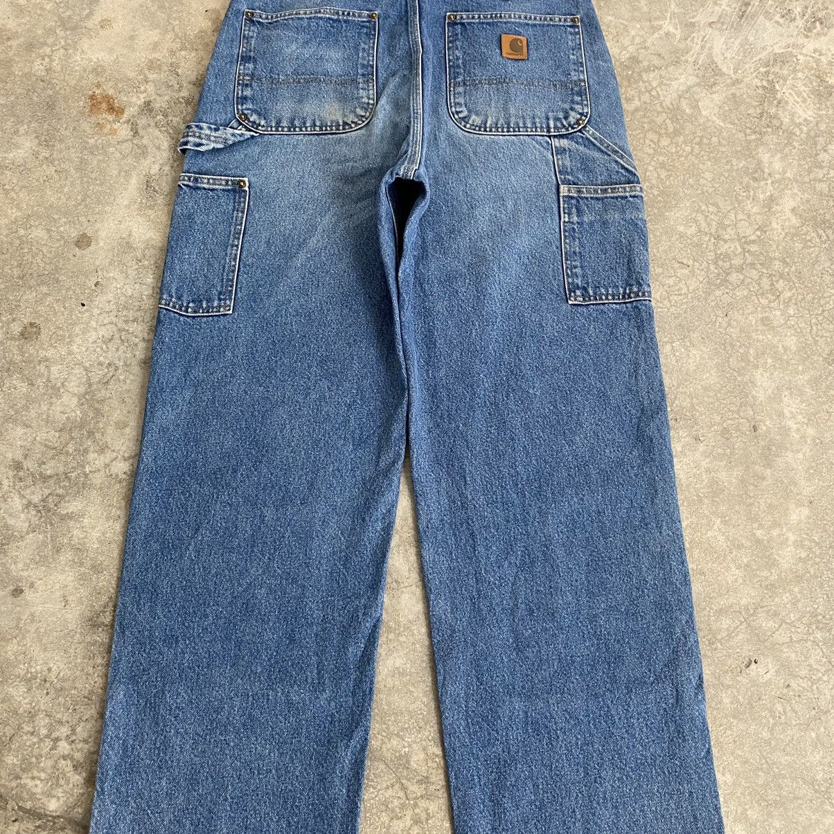 Carhartt Vintage Carhartt Double Knee Blue Carpenter Denim Jeans Size US 33 - 18 Thumbnail