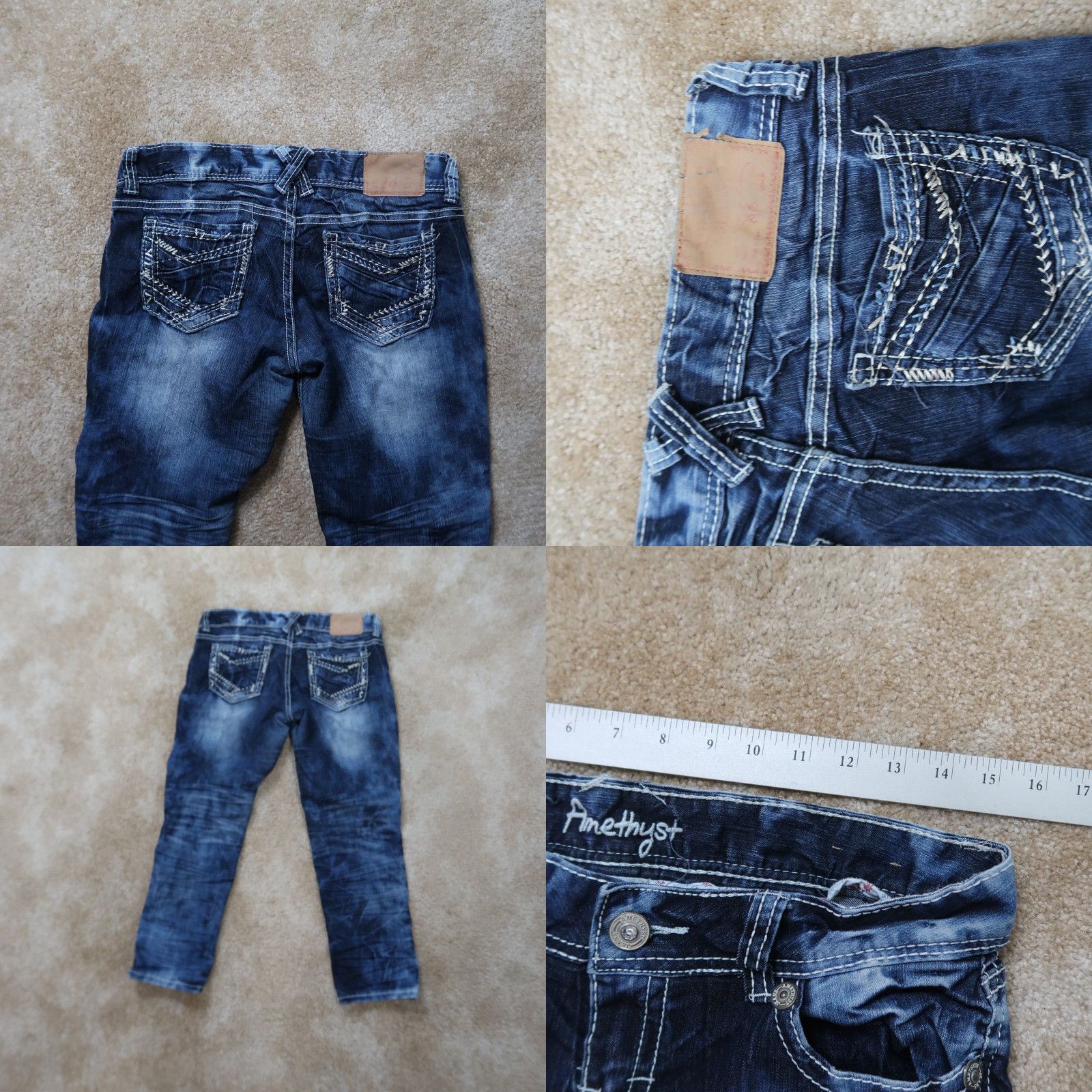 Amethyst capri jeans clearance