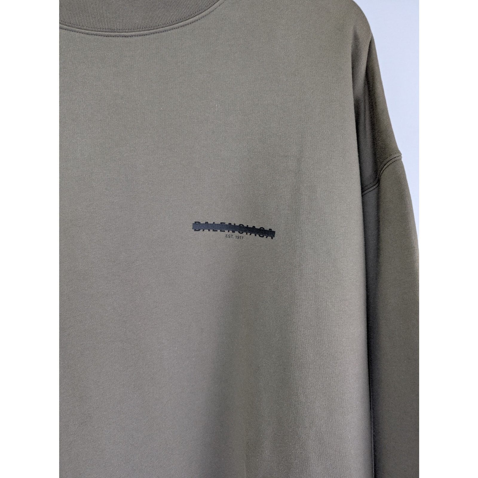 Balenciaga o1rshd1 Strike 1917 Print Medium Crewneck Sweatshirt Brown Size US L / EU 52-54 / 3 - 6 Thumbnail